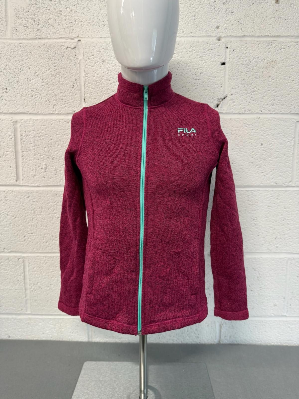Fila Fila Magenta Sport Zip-Up Jacket Womens Size 14 Size L / US 10 / IT 46 - 1 Thumbnail
