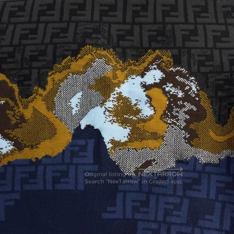 Fendi Fendi Deep Blue Label Wool Sweater Size US S / EU 44-46 / 1 - 7 Thumbnail