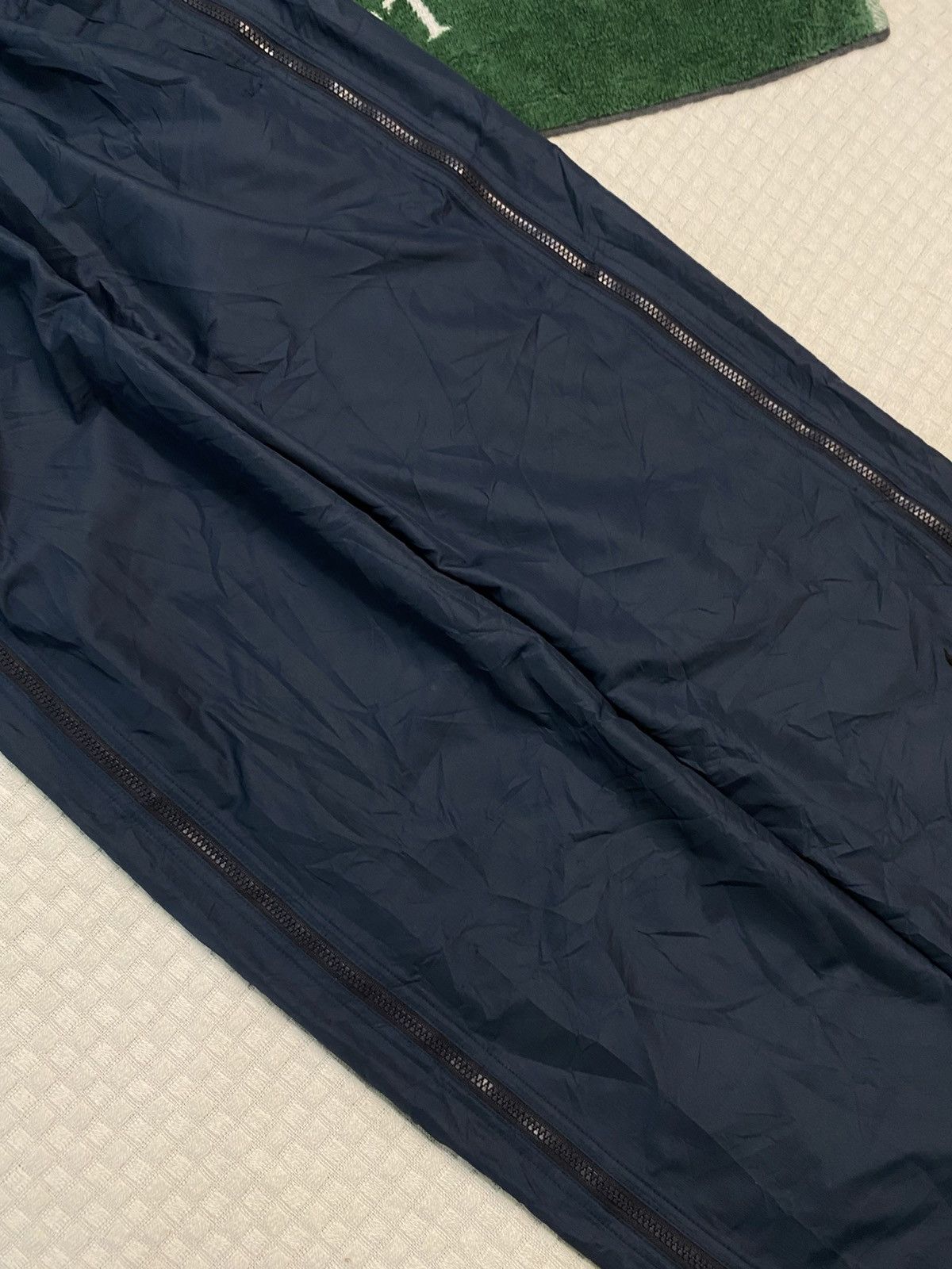 Carhartt Wip × Nike 💥 VINTAGE NIKE BAGGY ZIPPED 90S NYLON WIDE TRACK PANTS Y2K Size US 30 / EU 46 - 8 Thumbnail