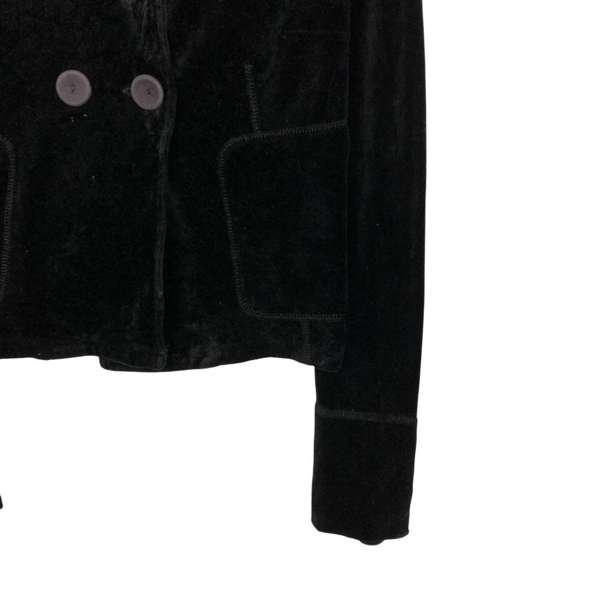 Designer × Japanese Brand × Vintage 📌Vintage Cropped Velvet Jacket Sonia Rykiel Paris Size US M / EU 48-50 / 2 - 4 Thumbnail