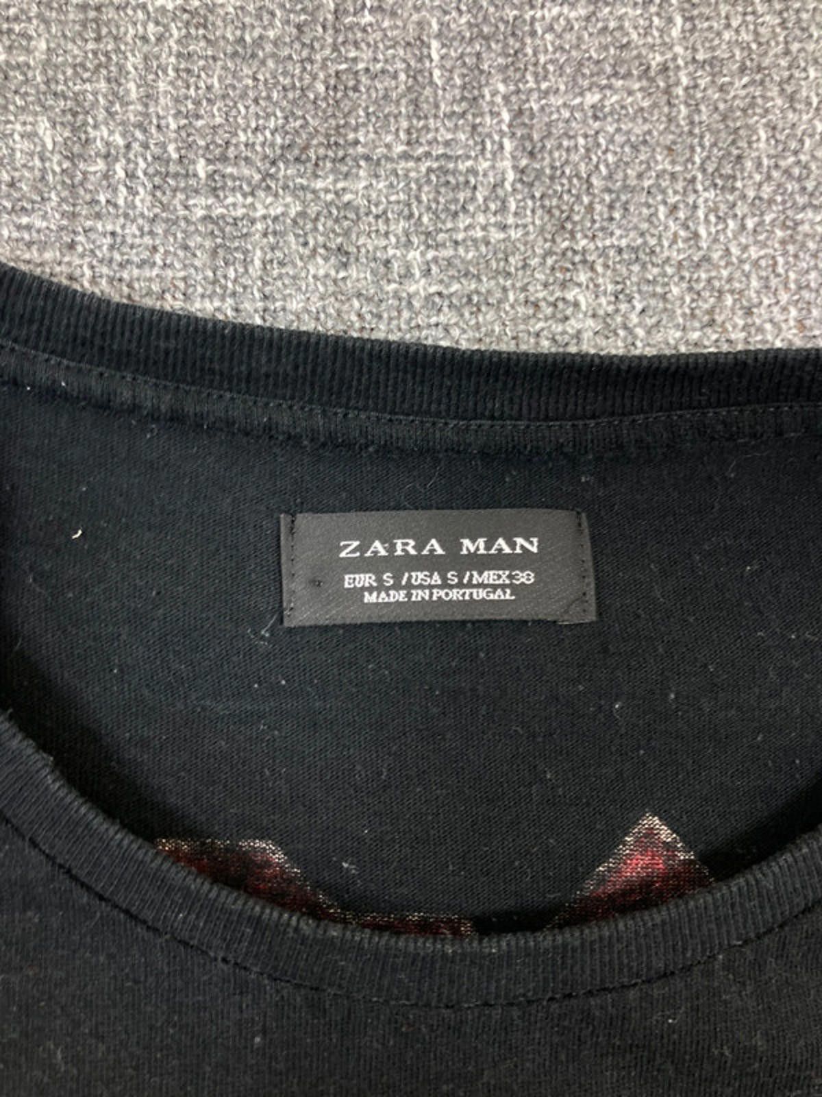 Designer Zara Man T-Shirt Mens AC/DC band Small S 2016 Black 90s Size US S / EU 44-46 / 1 - 7 Thumbnail