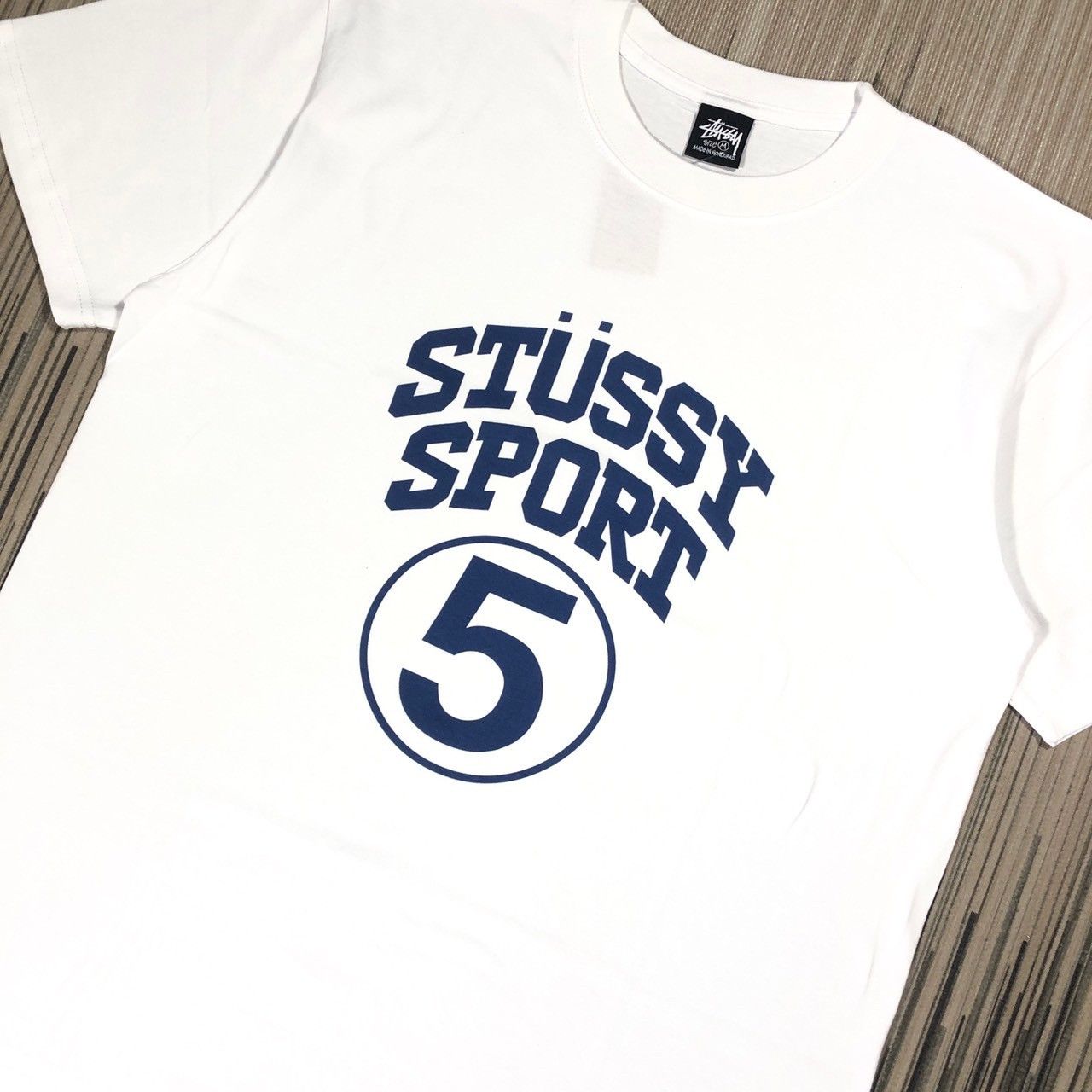 Stussy × Vintage Stussy 5 Sport Tee Size US XL / EU 56 / 4 - 3 Thumbnail
