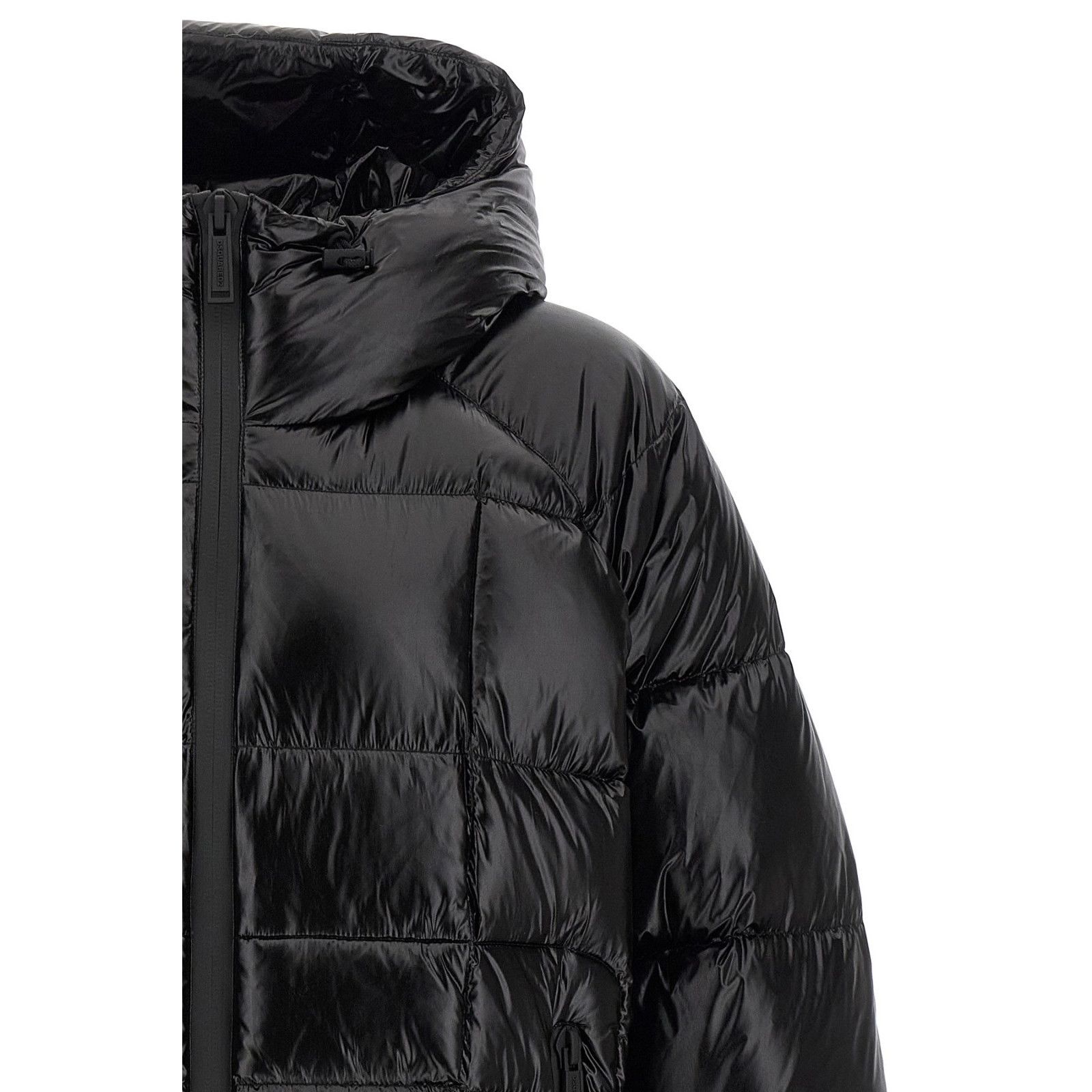 Dsquared2 DSQUARED2 3D Black Hooded Down Jacket New & Authentic (Men's Size US L / EU 52-54 / 3 - 3 Thumbnail