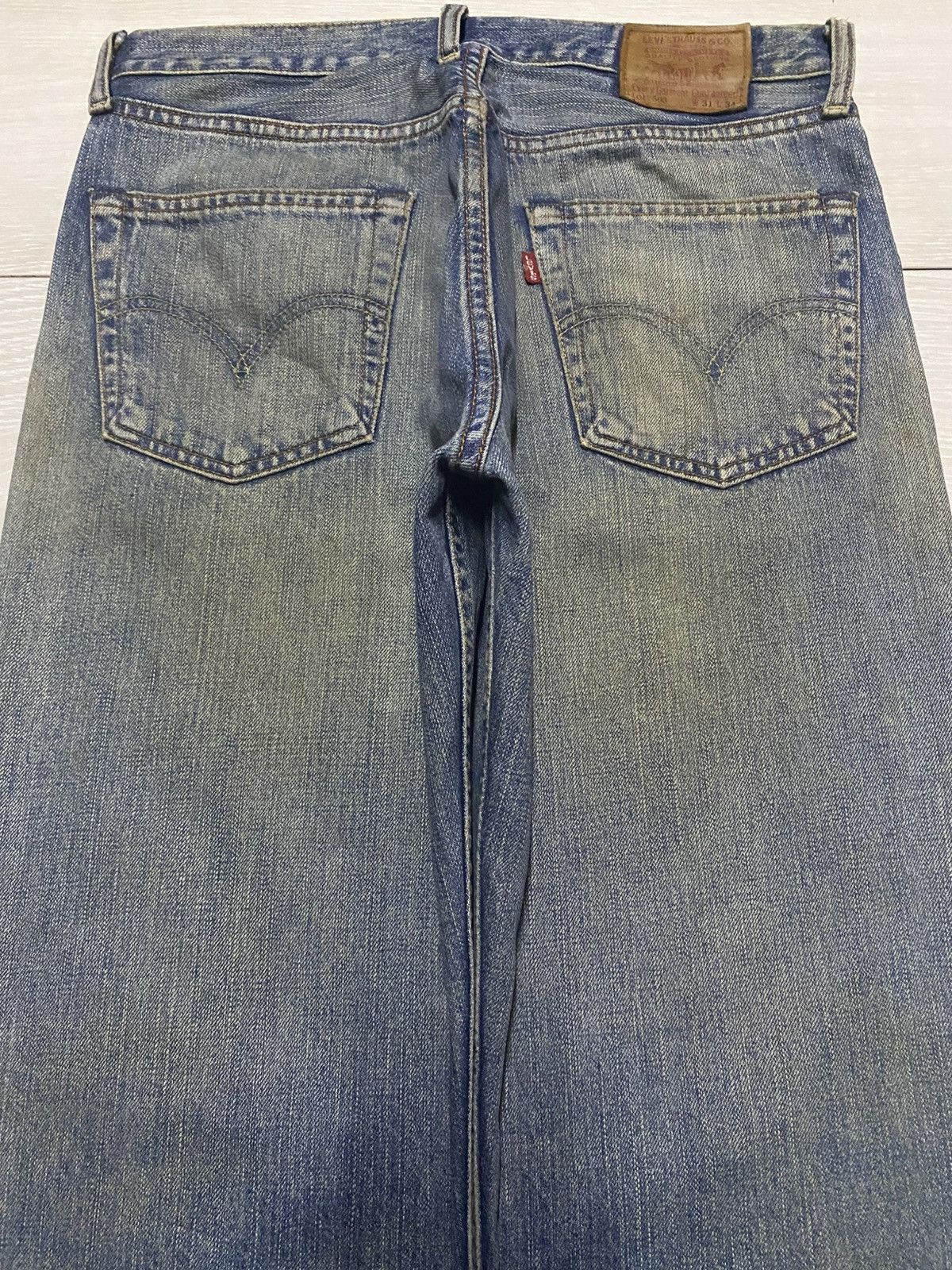 Levi's Vintage Clothing Vintage Levis 503 Mud Wash Distressed Baggy Jeans Size US 31 - 4 Thumbnail