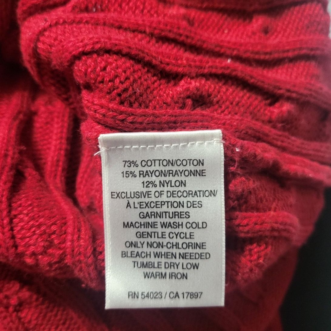 Old Navy Vintage Old Navy Red Perfect Fit Hood Sweater w/ Front Pocke Size L / US 10 / IT 46 - 5 Thumbnail