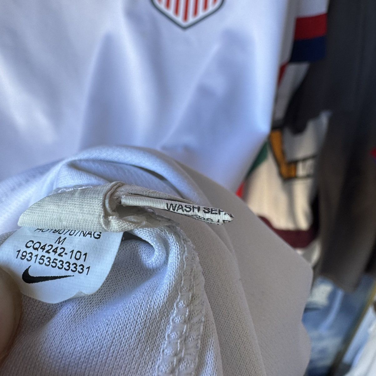 Nike Nike Exclusive 2019 Team USA 4-Star Home Soccer Jersey Gym Size US M / EU 48-50 / 2 - 6 Thumbnail