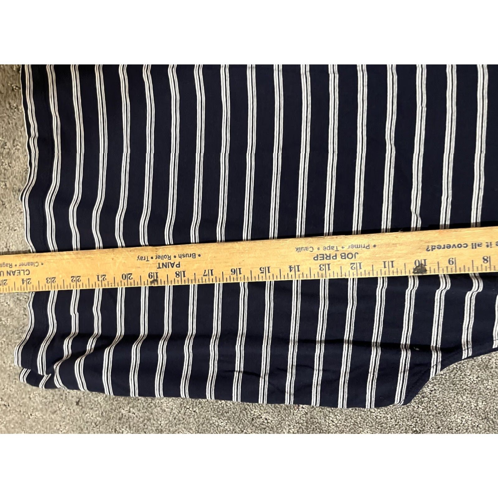 H&M H&M Tunic Shirt Striped Navy White Mock-Neck Sleeveless L Blue Women Size L / US 10 / IT 46 - 5 Thumbnail