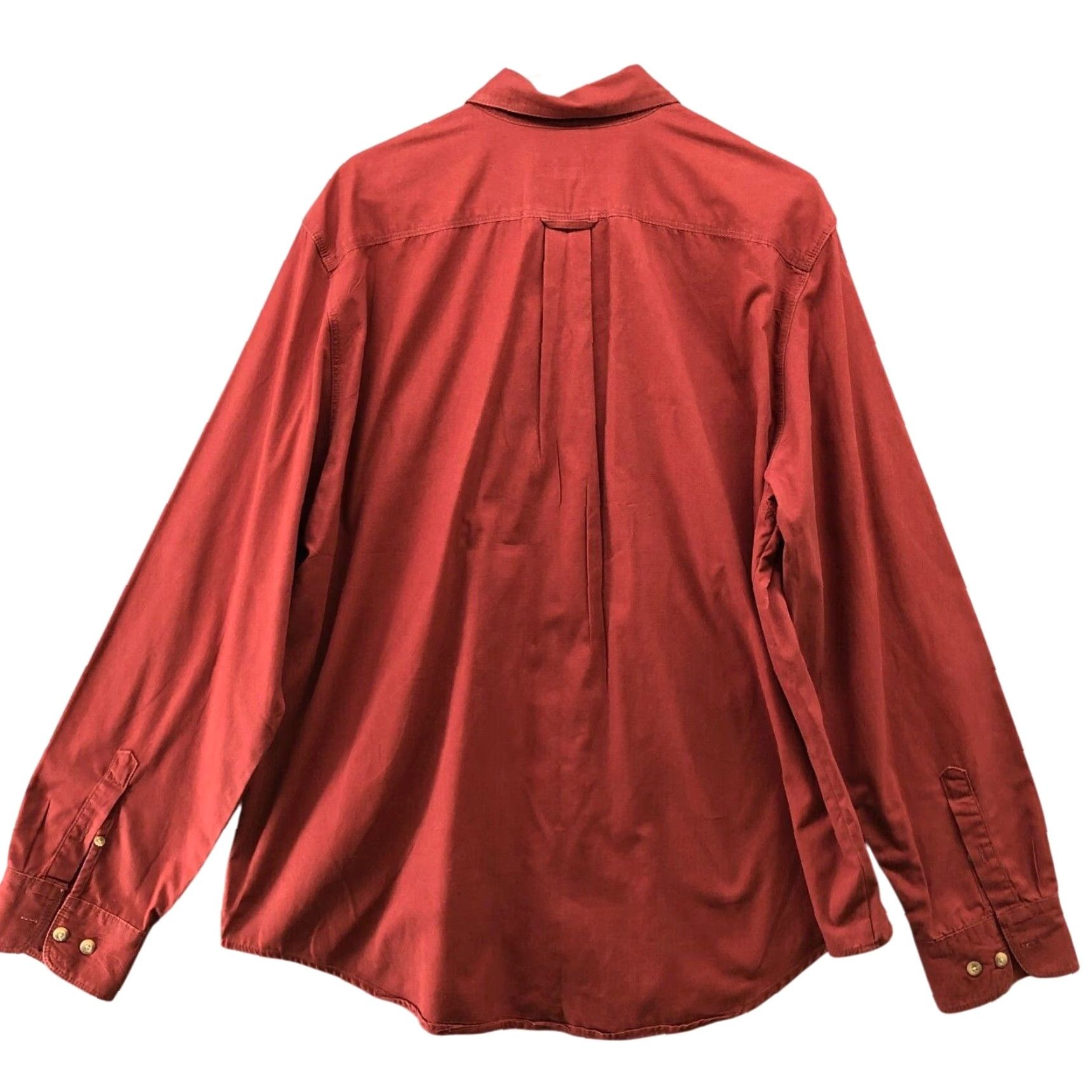 Eddie Bauer Eddie Bauer Twill Shirt Mens XL Brown Cotton Long Sleeve Button-Up Outdoor Workwear Size US XL / EU 56 / 4 - 2 Thumbnail