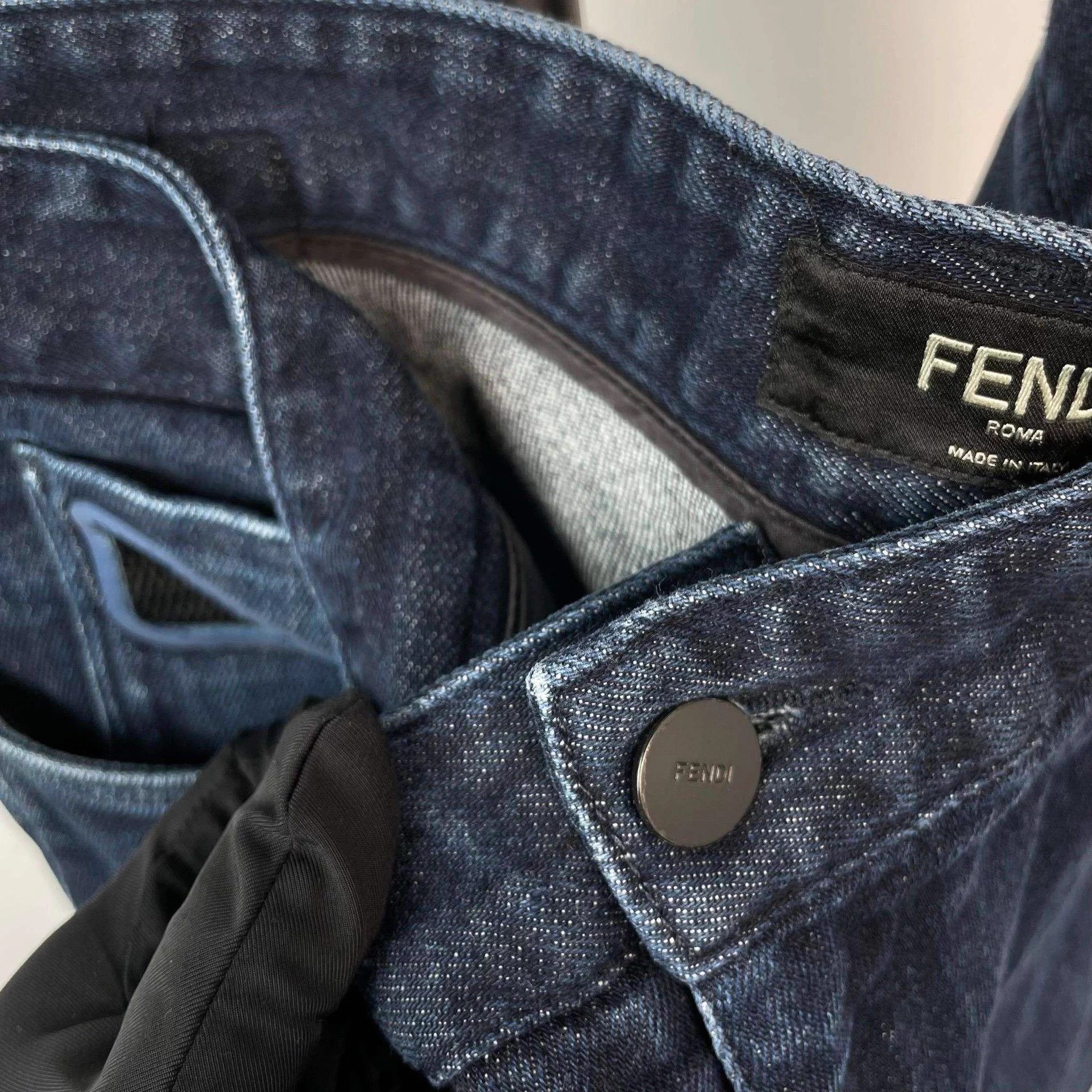 Fendi Fendi Denim Pants Blue Size 34/36 Size US 34 / EU 50 - 5 Thumbnail