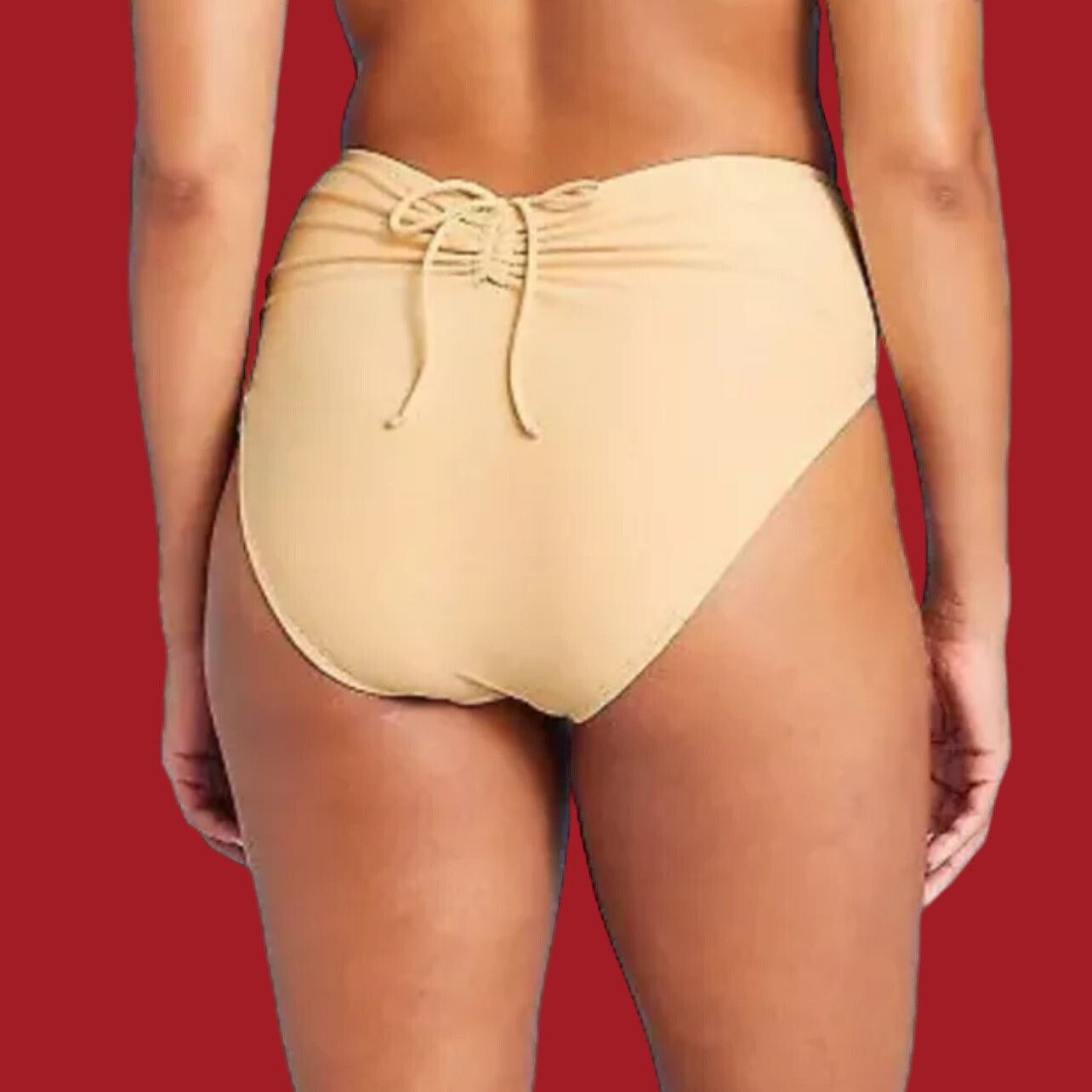 Other Shade & Shore - Women's Cheeky Bikini Bottom High Rise High Size ONE SIZE - 2 Thumbnail