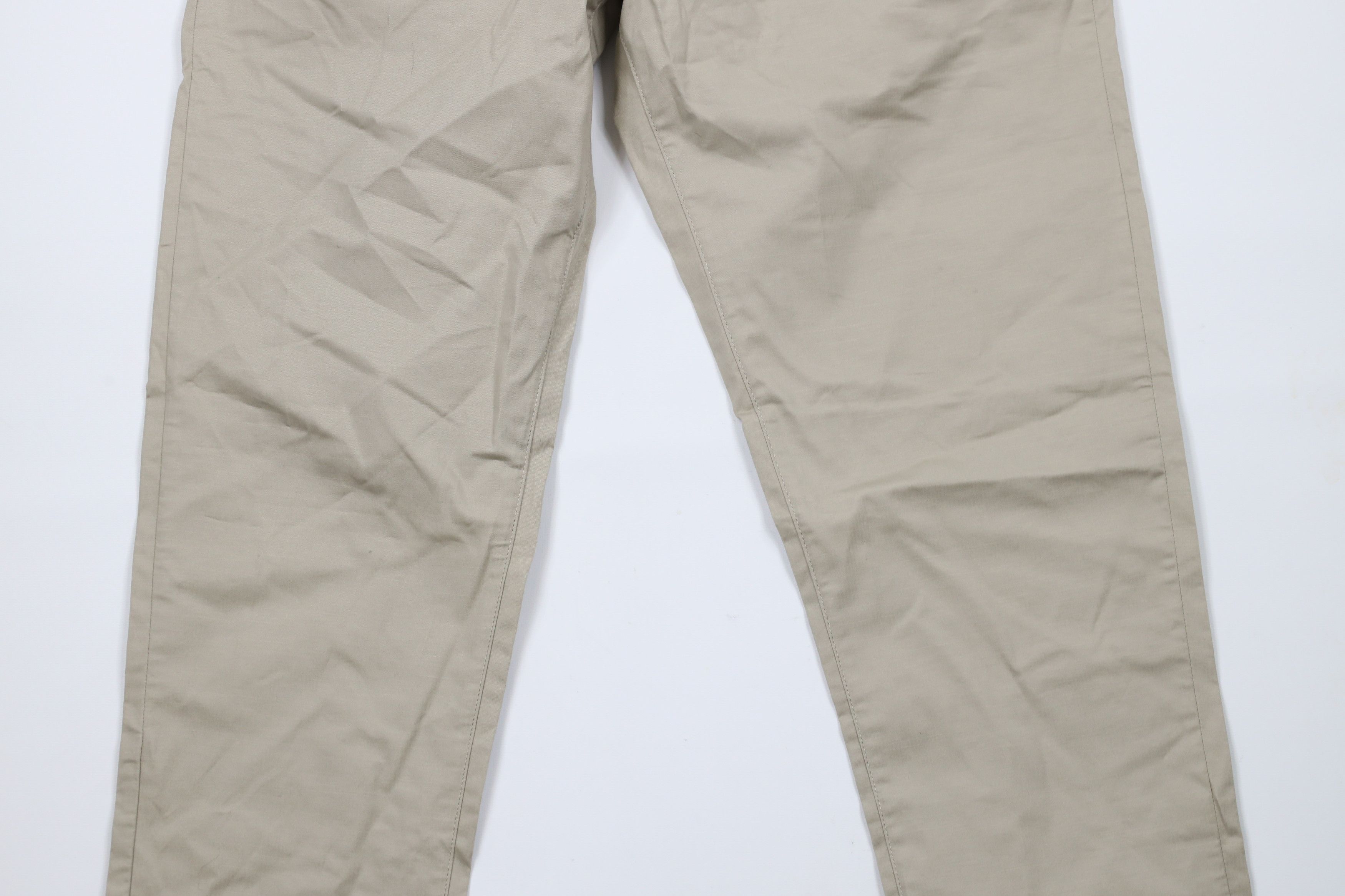 Calvin Klein × Vintage New Calvin Klein Fit Tapered Leg Chino Pants Trousers Beige Size US 33 - 3 Thumbnail