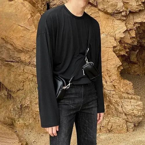 VIBE Korean fashion black coins bag crossbody bag Size ONE SIZE - 3 Thumbnail