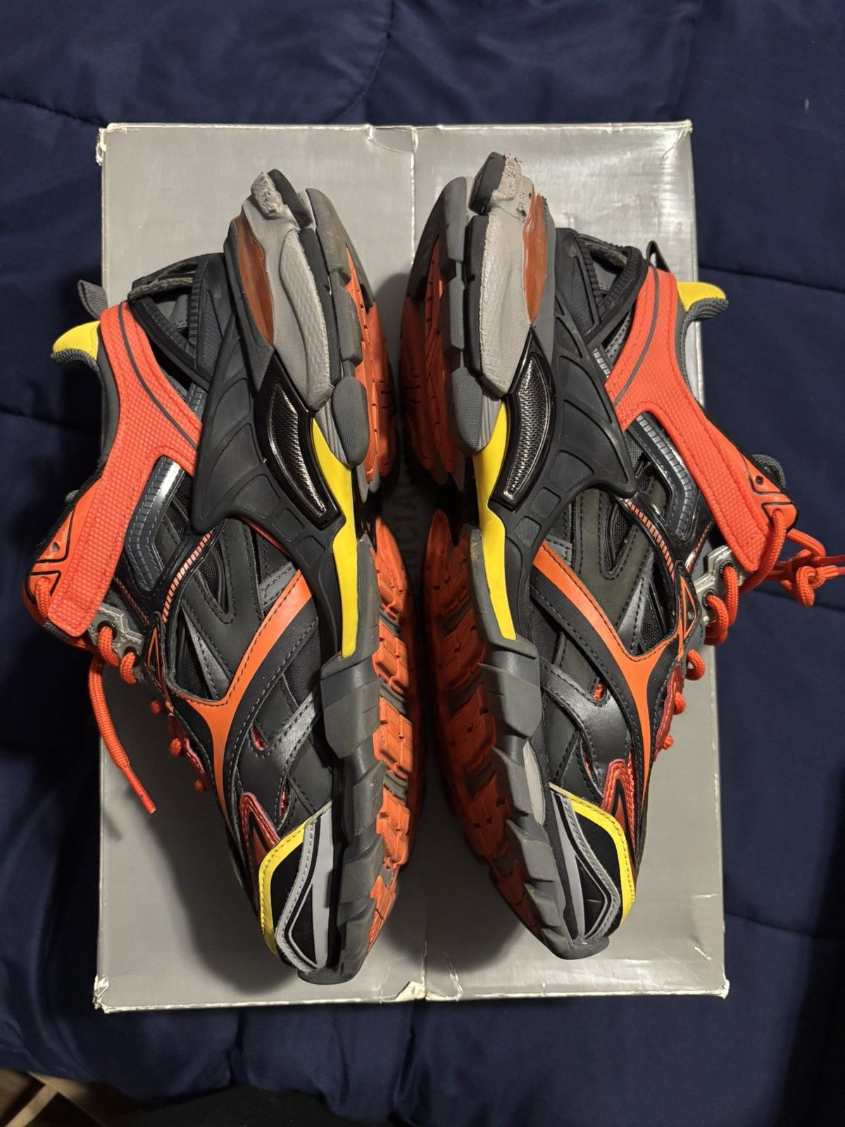 Balenciaga balenciaga track 2 orange Size US 8 / EU 41 - 4 Thumbnail