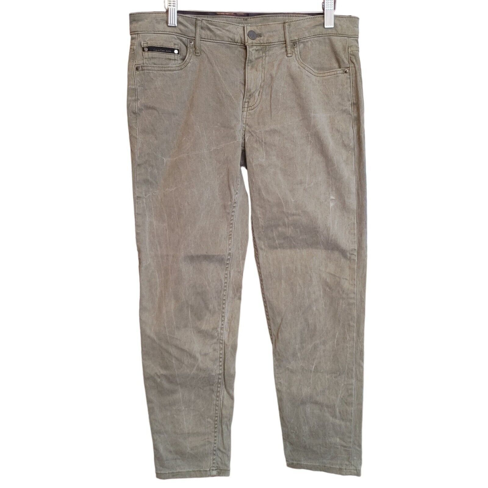 Calvin Klein Calvin Klein Jeans Women's Gray Skinny Ankle Jeans 30 Size 30" / US 8 / IT 44 - 1 Thumbnail