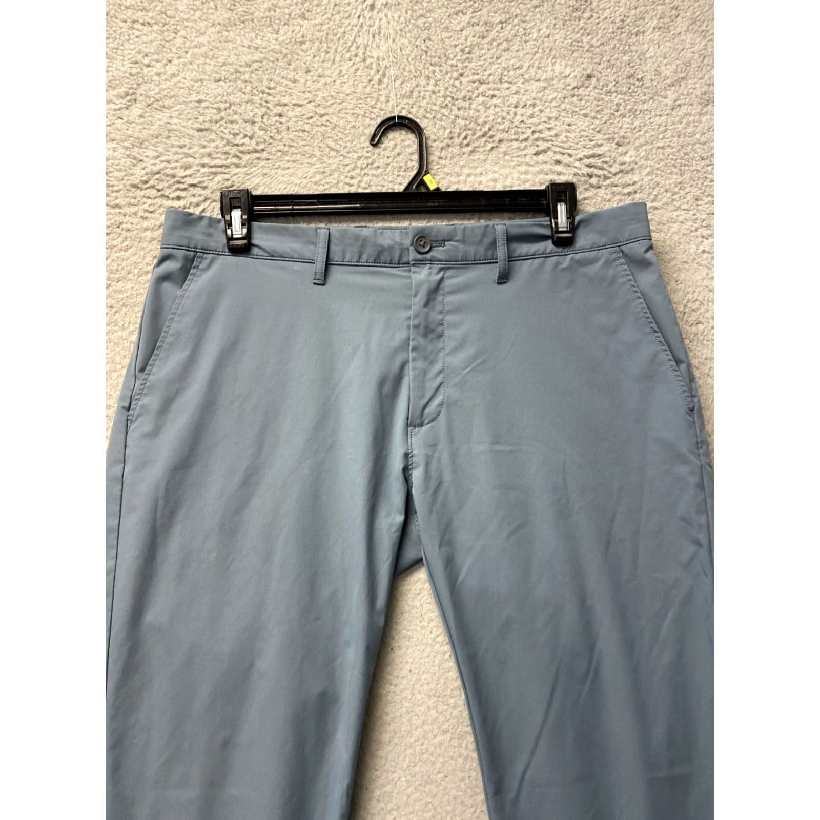 J.Crew J.CREW Chino Pants Mens 35x32 Glacier Stretch Pockets Casual Slim Fit /0870 Size US 35 - 2 Thumbnail