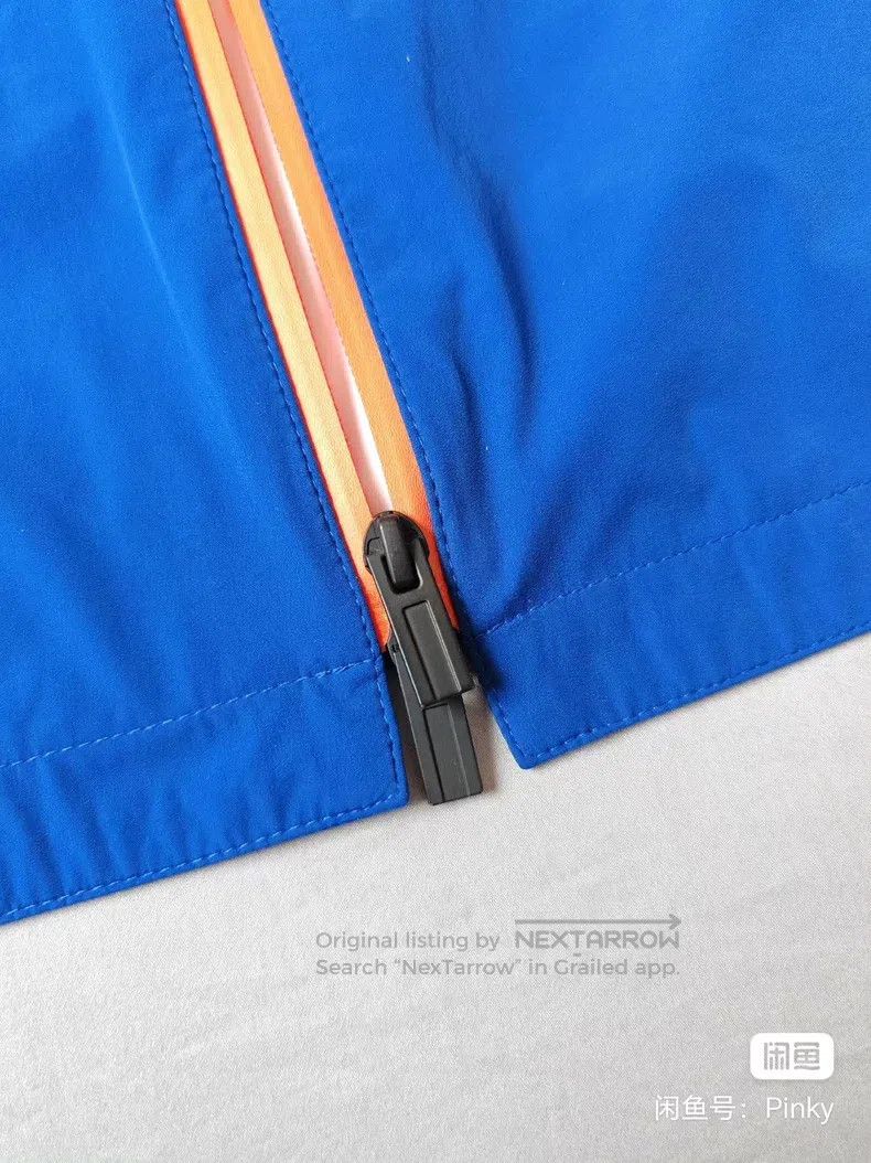 Hermes Hermes Blue Nylon Functional Windbreaker Jacket Size US L / EU 52-54 / 3 - 6 Thumbnail