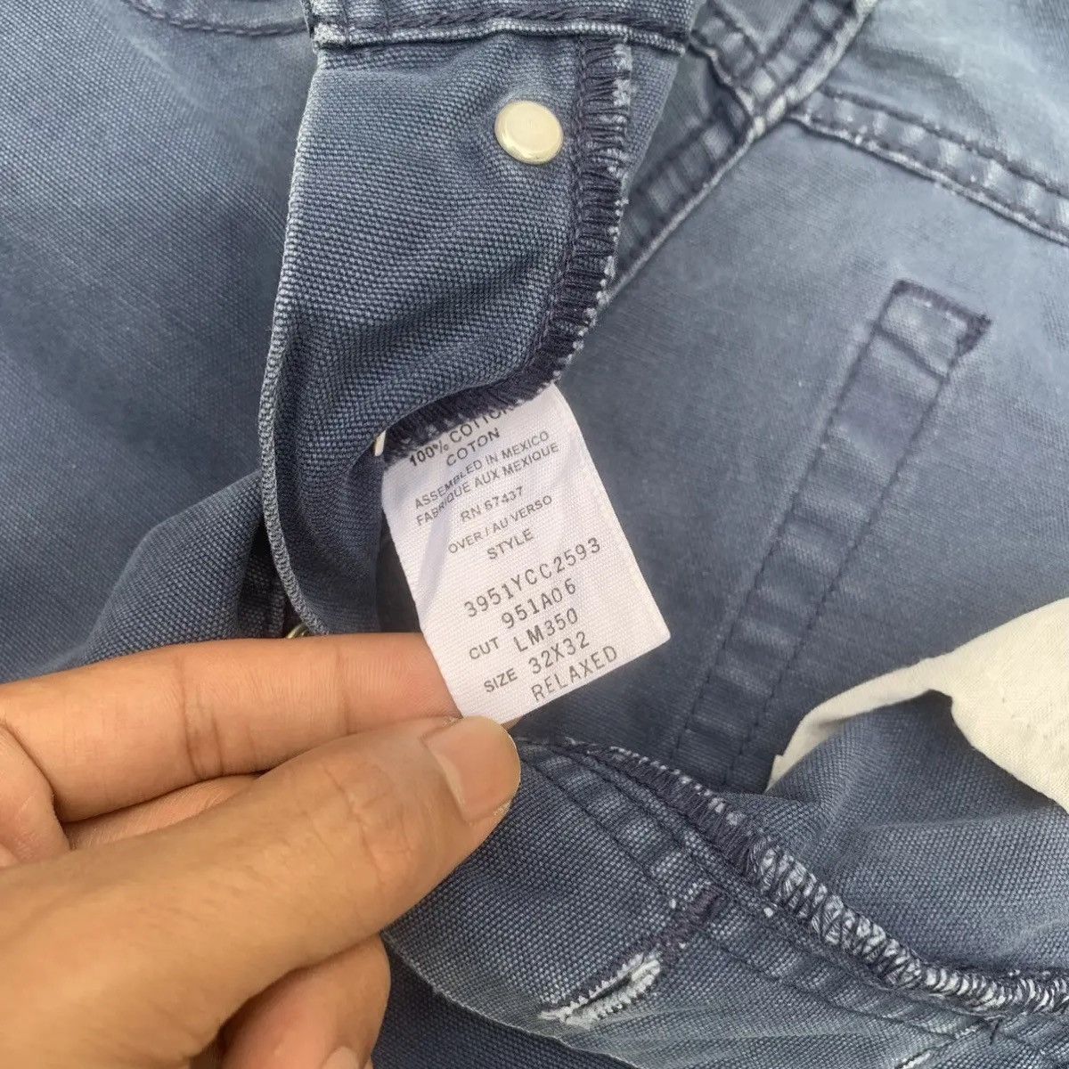 Polo Ralph Lauren RL POLO JEANS RALPH LAUREN TROUSERS FADED BUTTON FLY PANTS Size US 29 - 7 Thumbnail