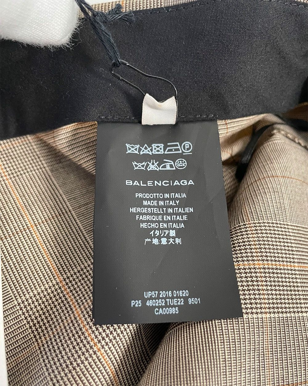 Balenciaga BALENCIAGA SS 17 Checked Shorts Size US 31 - 6 Thumbnail