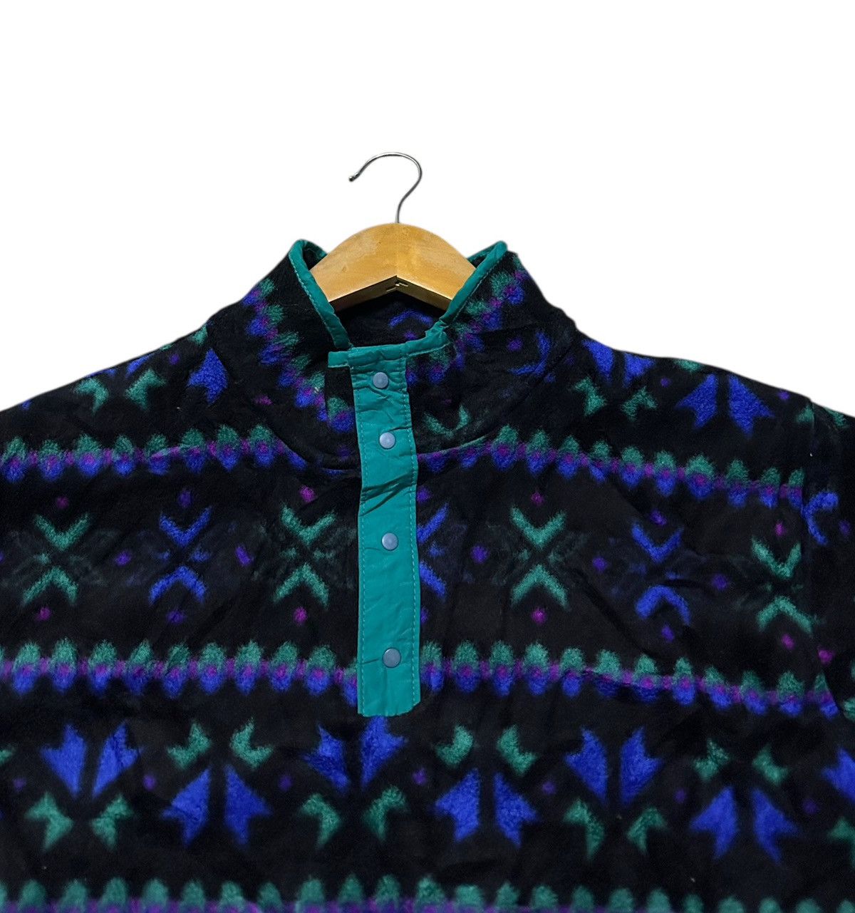 L.L. Bean vintage L.L.Bean patterned fleece pullover Size US S / EU 44-46 / 1 - 3 Thumbnail