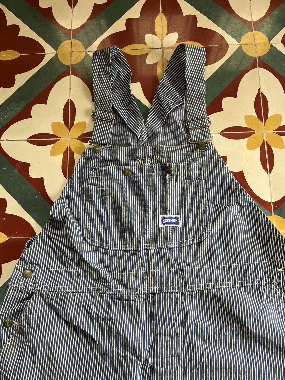 Vintage BIG SMITH OVERALLS Size US 36 / EU 52 - 2 Thumbnail