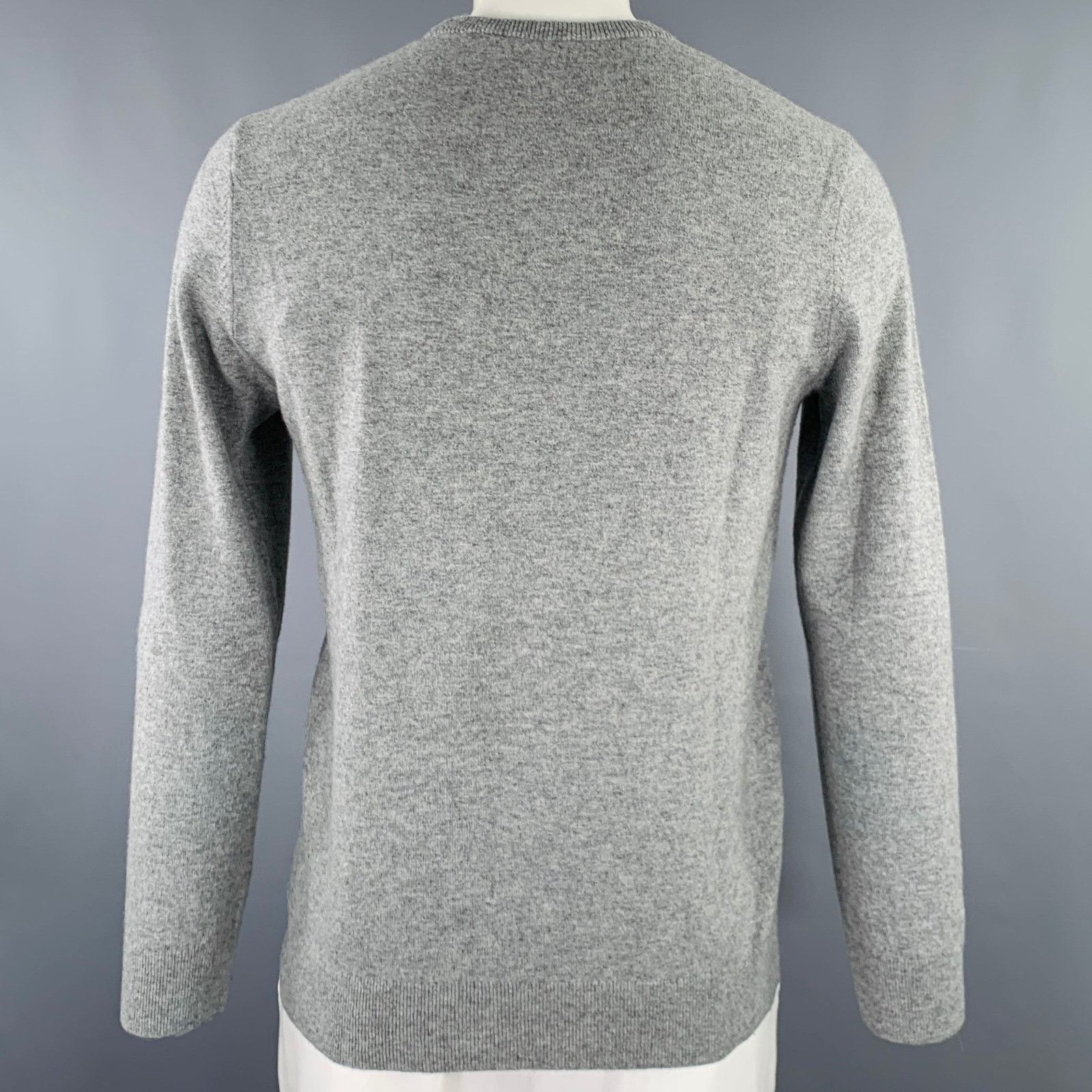 Theory THEORY L -Our Time- Grey Heather Cashmere Crew Neck Pullover Size US L / EU 52-54 / 3 - 4 Thumbnail