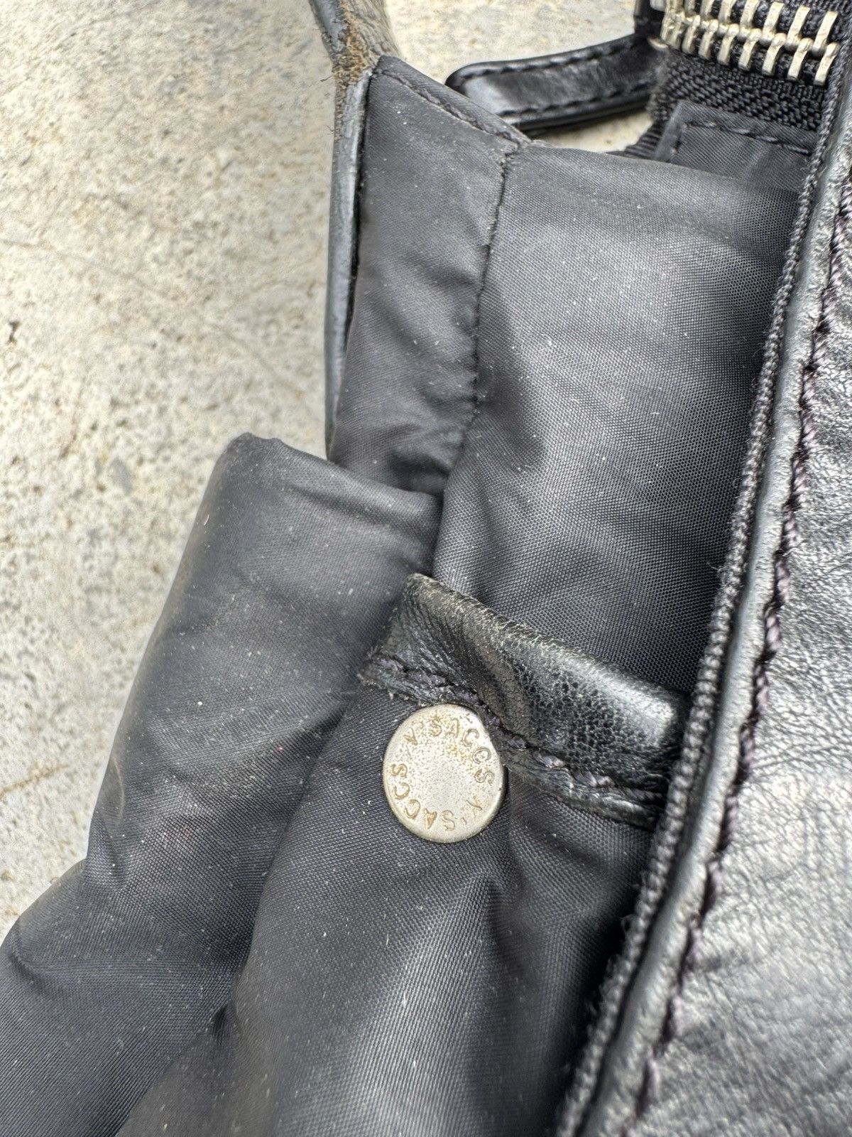 Designer × Y's × Yohji Yamamoto Y’Saccs Y’s Yohji Yamamoto Japan Designer Leather Sling Bag Size ONE SIZE - 4 Thumbnail