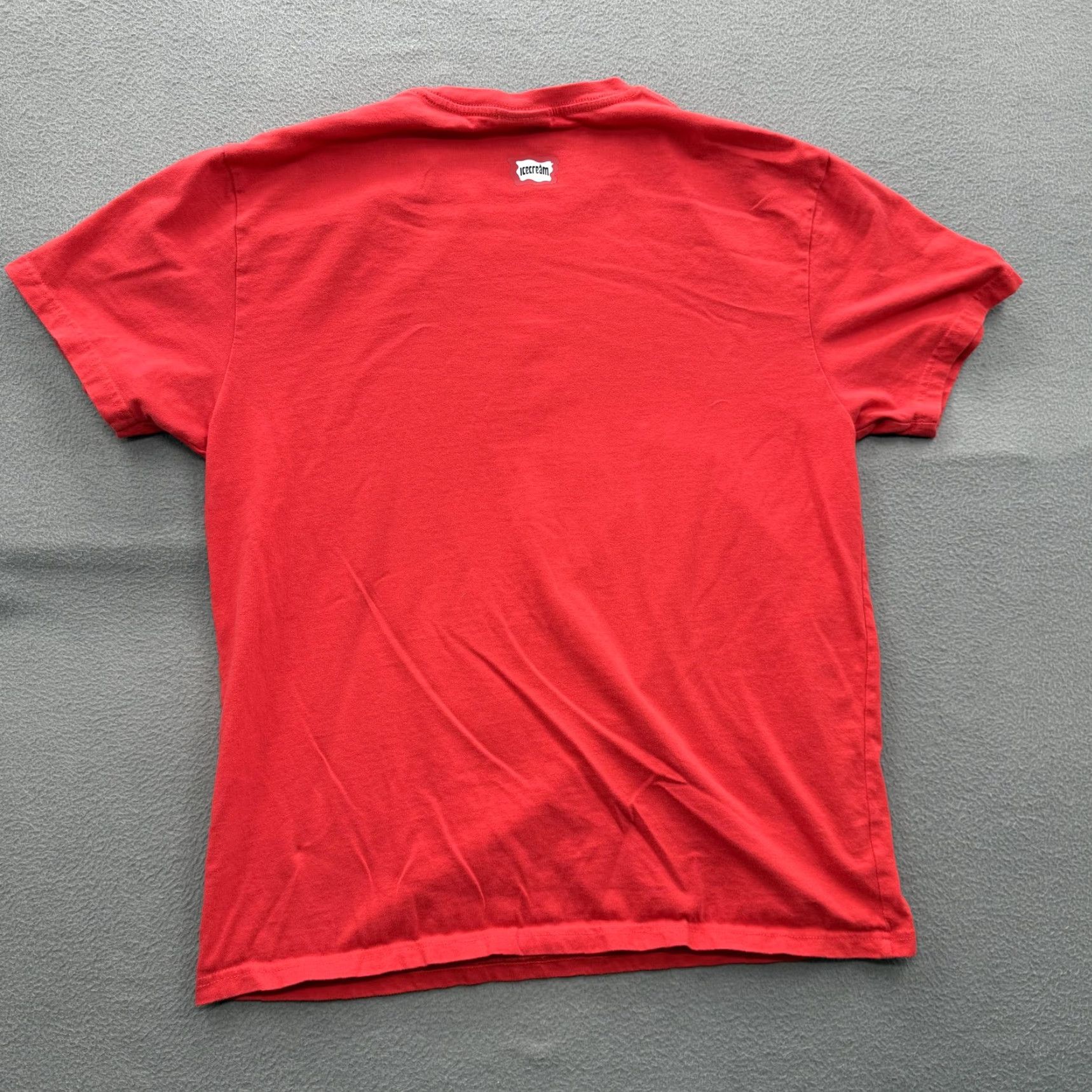 Vintage Icecream Shirt Mens Large Red Snake Ice Cream Cone Graphic Tee Streetwear Size US L / EU 52-54 / 3 - 2 Thumbnail