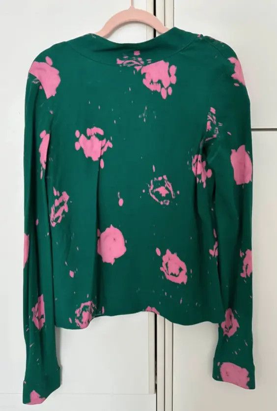 Marni Marni Floral Top Graphic Printed Shirt Stretch Blouse EX0175 Size S / US 4 / IT 40 - 2 Thumbnail