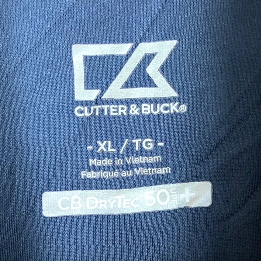 Cutter & Buck Cutter & Buck Jacket Men Navy Blue Budweiser 1/4 Zip DryTec 50+ SPF Stretch XL Size US XL / EU 56 / 4 - 6 Thumbnail
