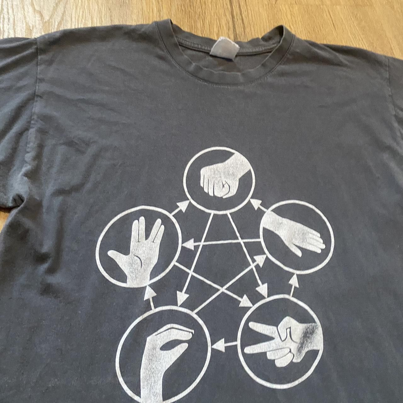 Other Rock Scissors Paper Game T-shirt Vintage y2k Size US M / EU 48-50 / 2 - 3 Thumbnail
