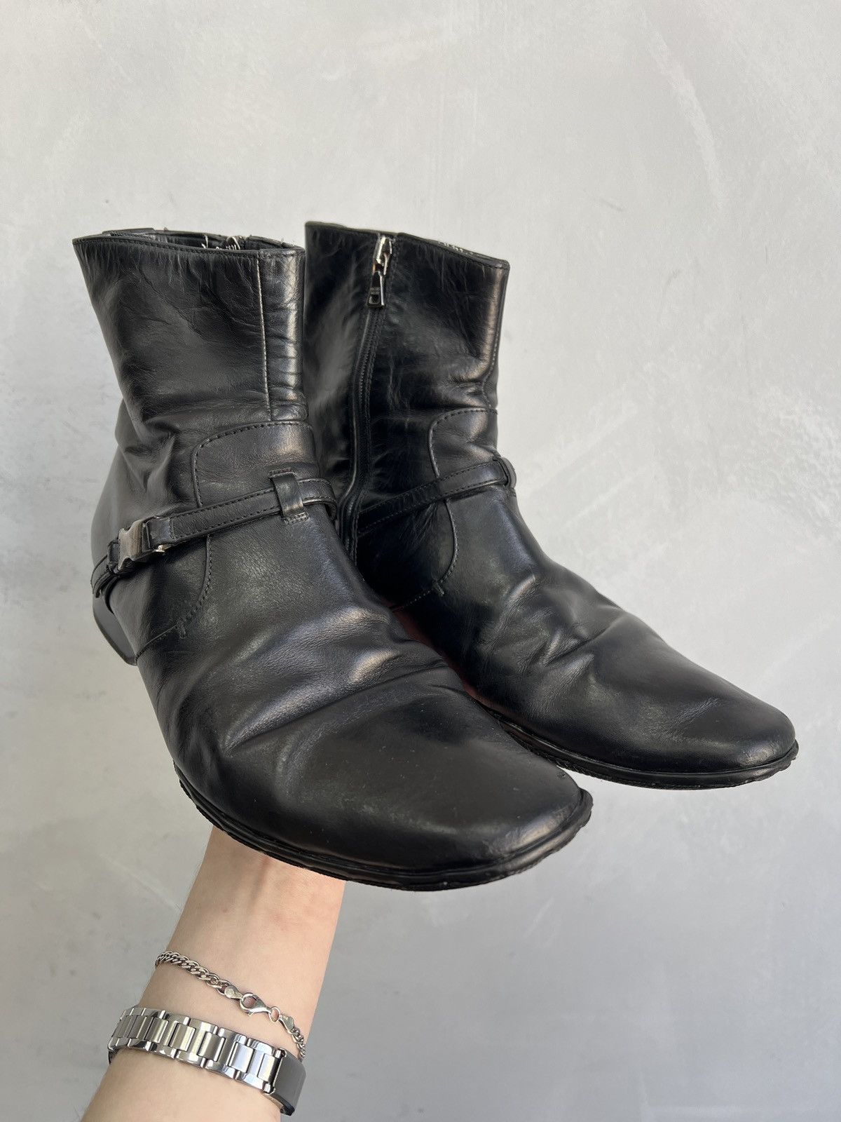 Prada Prada sport ankle moto boots hype avant garde y2k Size US 8.5 / EU 41-42 - 1 Thumbnail