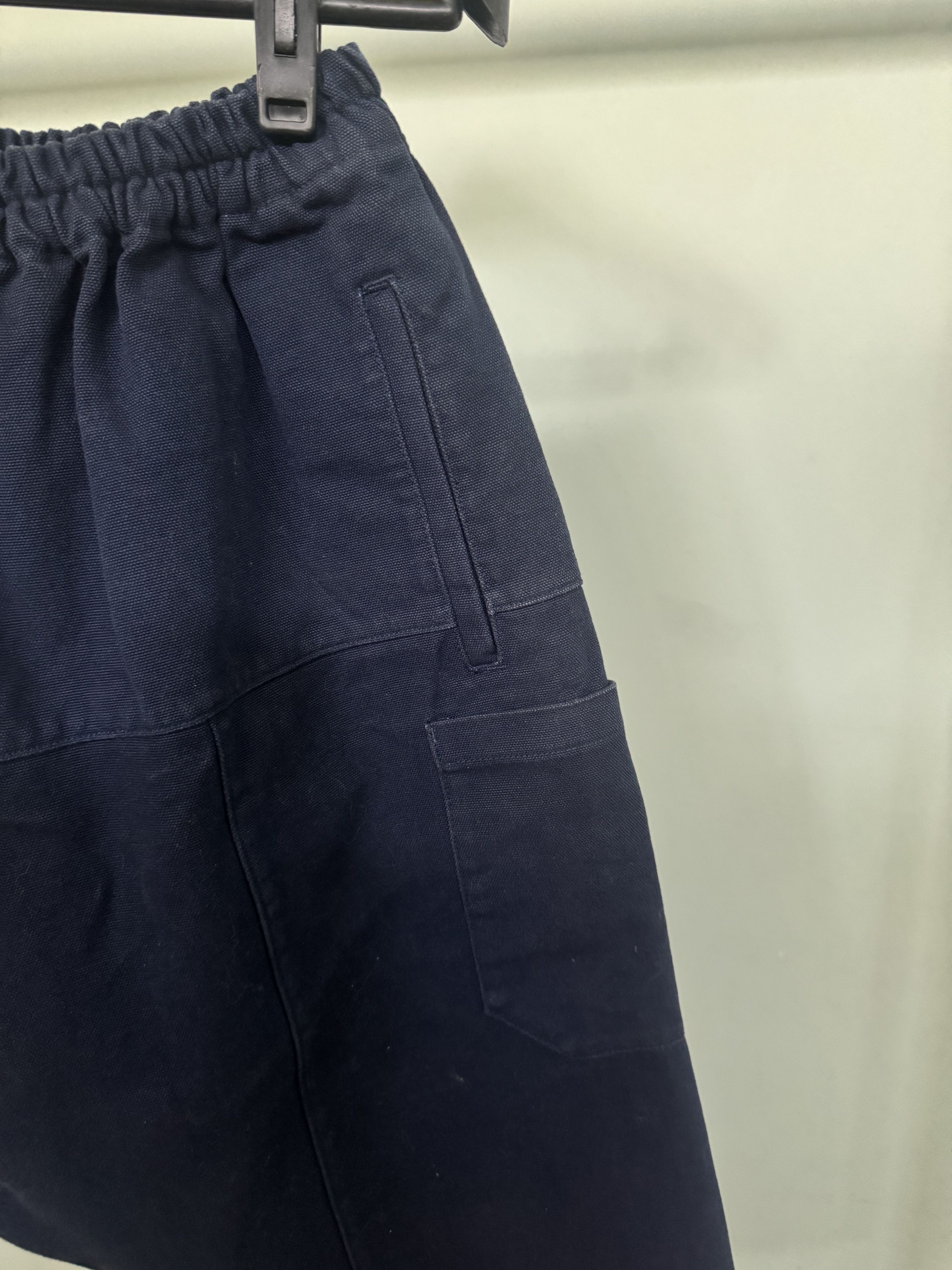 Raf Simons Navy Runway Elastic Waist Cropped Pant Size US 28 / EU 44 - 3 Thumbnail