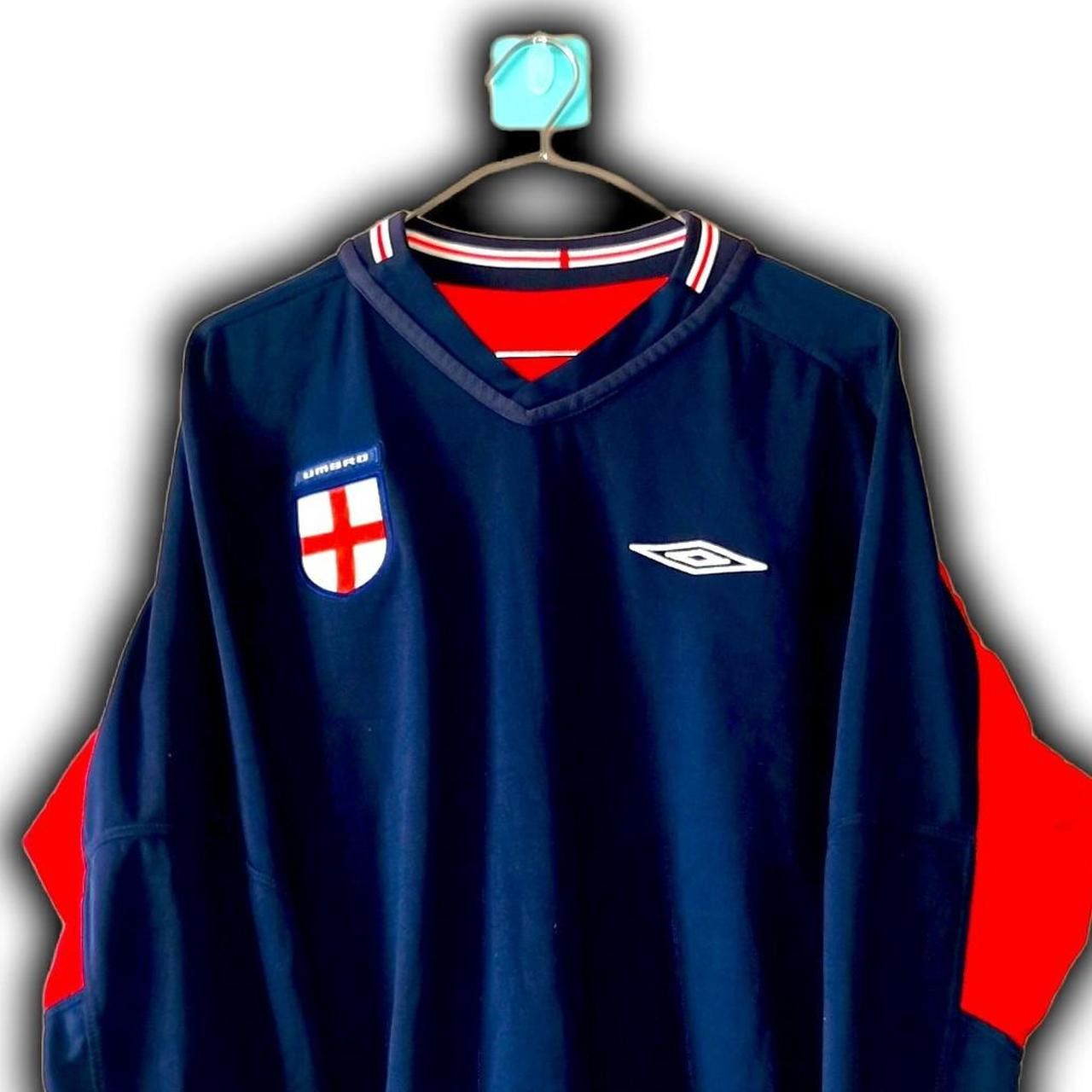 Carhartt England 2002 2003 Third 3rd shirt jersey Long Sleeves Size US L / EU 52-54 / 3 - 2 Thumbnail