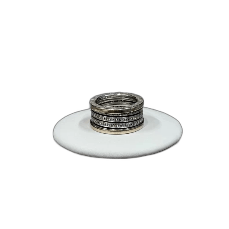 Bvlgari Bvlgari B.Zero1 Platinum Diamond Spring Ring Size ONE SIZE - 1 Thumbnail