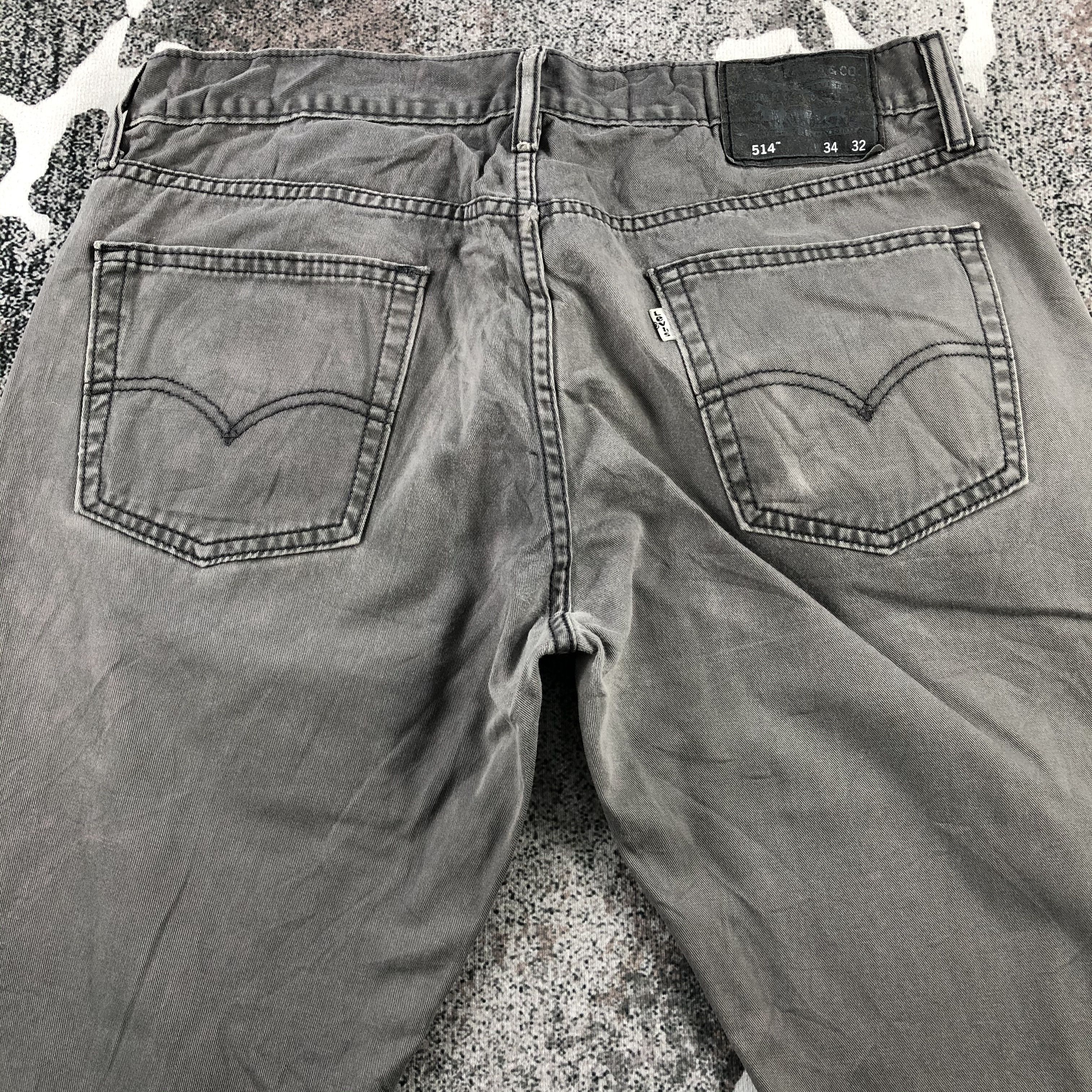 Levi's Vintage Levis 514 Jeans Distressed Denim KJ1055 Size US 34 / EU 50 - 4 Thumbnail