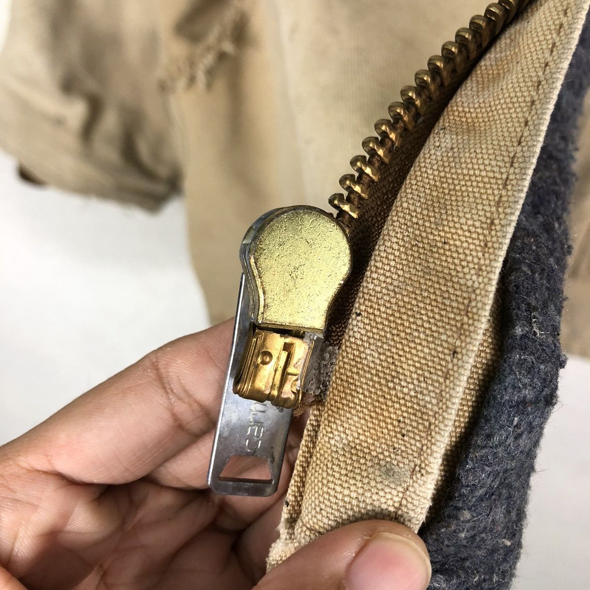 Carhartt 🔥VINTAGE CARHARTT DETROIT DUCK CANVAS JACKET BLANKET LINING Size US L / EU 52-54 / 3 - 17 Thumbnail