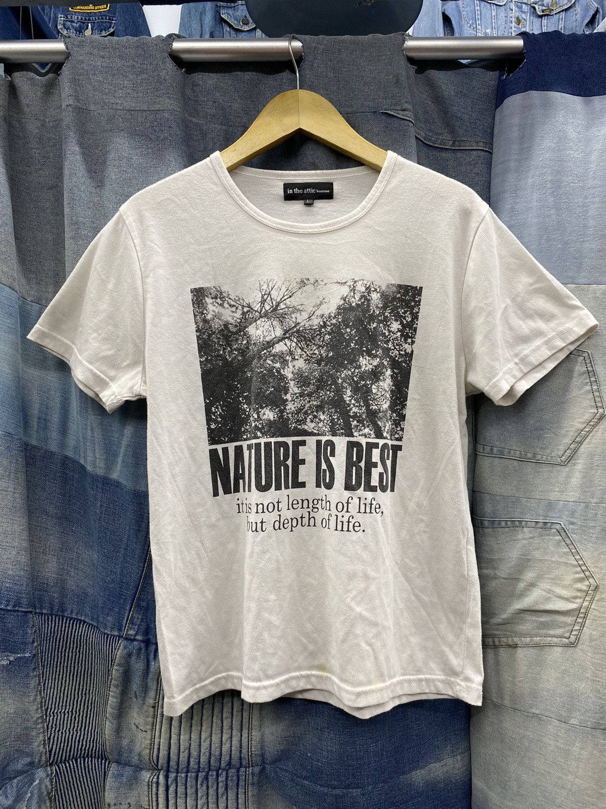 If Six Was Nine × In The Attic × Japanese Brand nature is best in the attic tshirt undefined style Size US M / EU 48-50 / 2 - 4 Thumbnail