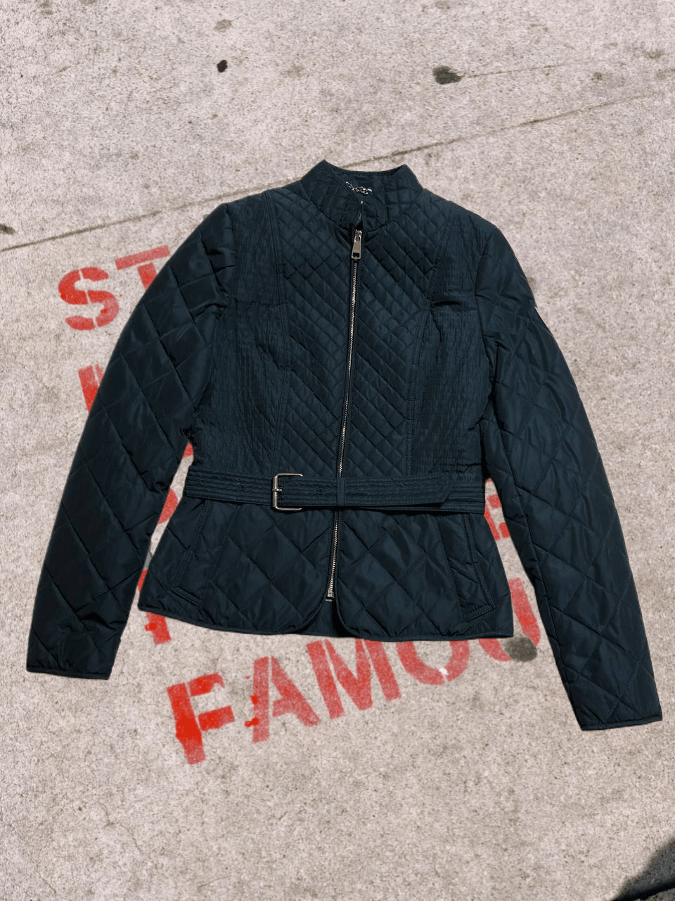 Burberry BURBERRY BRIT Quilted Black Jacket Size M / US 6-8 / IT 42-44 - 1 Thumbnail