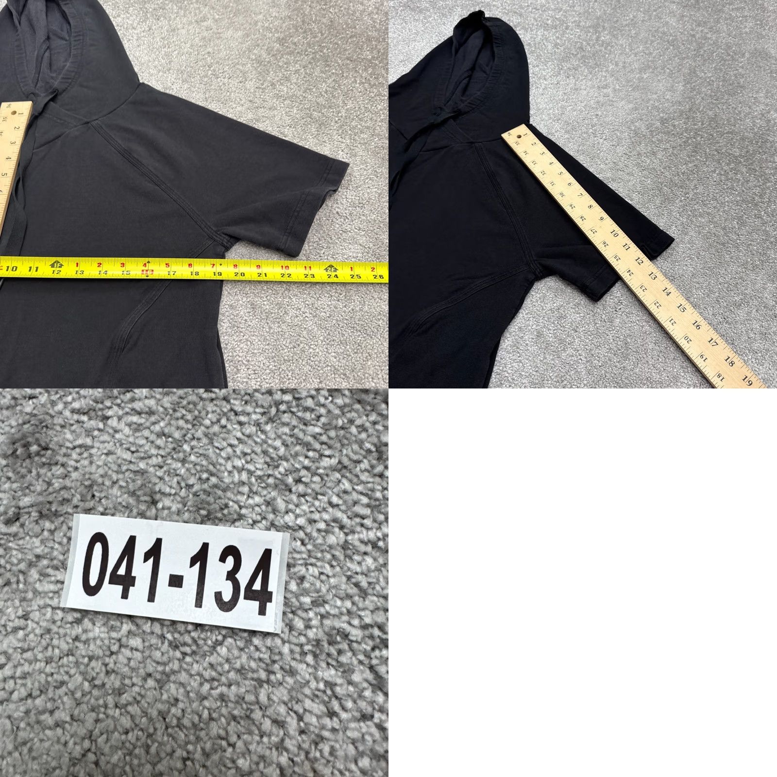 Athleta Athleta Cabana Tunic Hoodie Shift Dress Womens XXS Black Short Sleeve Casual Shirt/Shift Dress Womens XS? Size XXS / US 00 / IT 34 - 9 Thumbnail