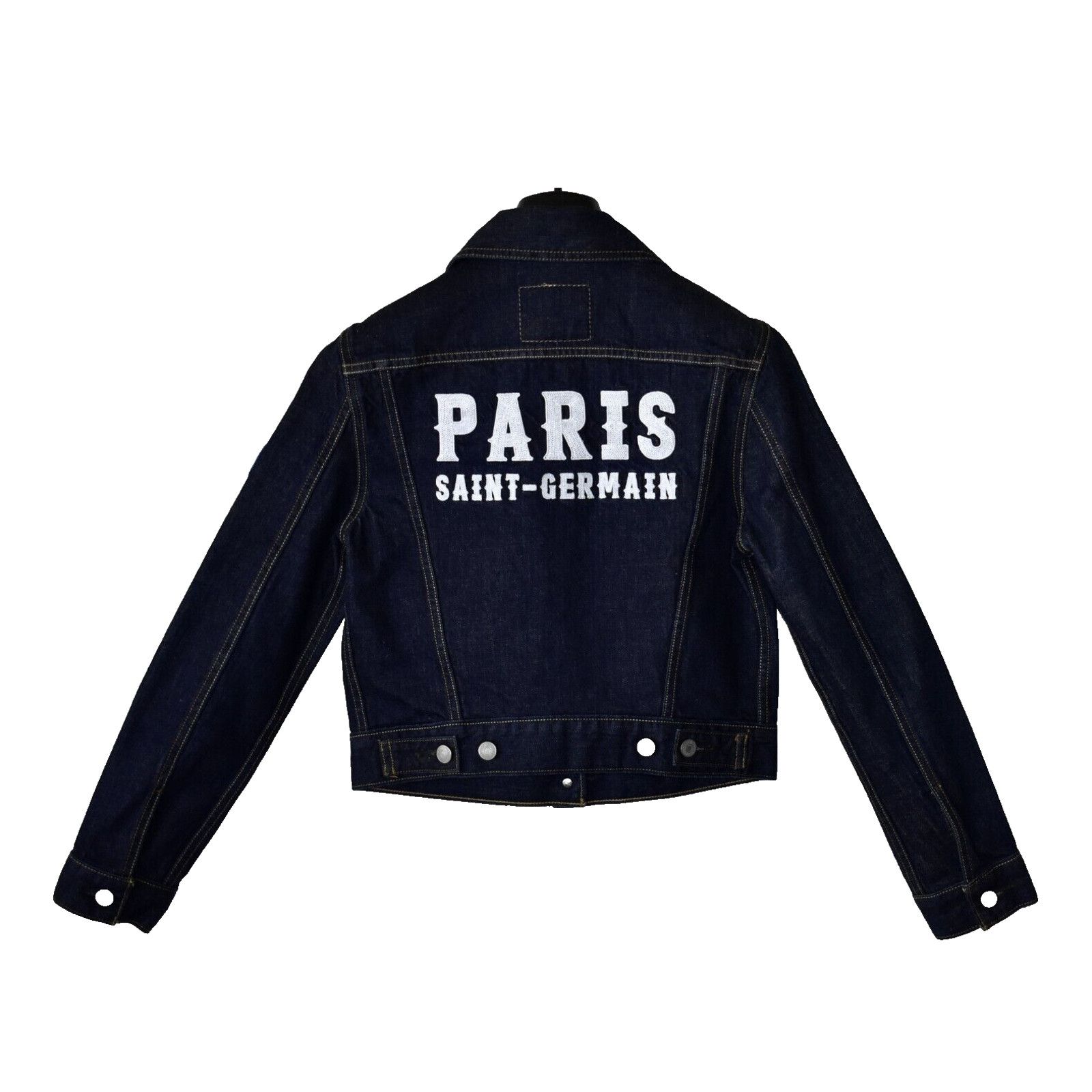 Levi's NWT LEVIS X PARIS SAINT GERMAIN PSG Logo Denim Jacket Size S Size S / US 4 / IT 40 - 3 Thumbnail
