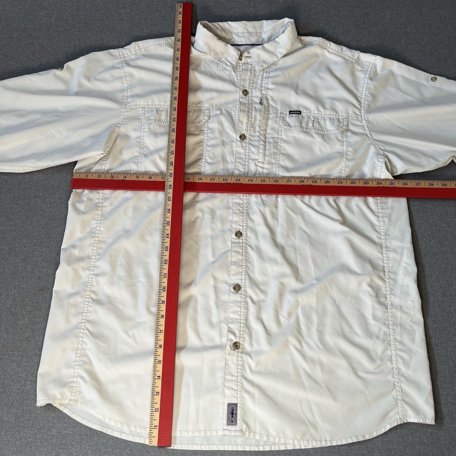 Patagonia Patagonia Mens 2XL Brown Lightweight Button Fishing Shirt Size US XXL / EU 58 / 5 - 6 Thumbnail