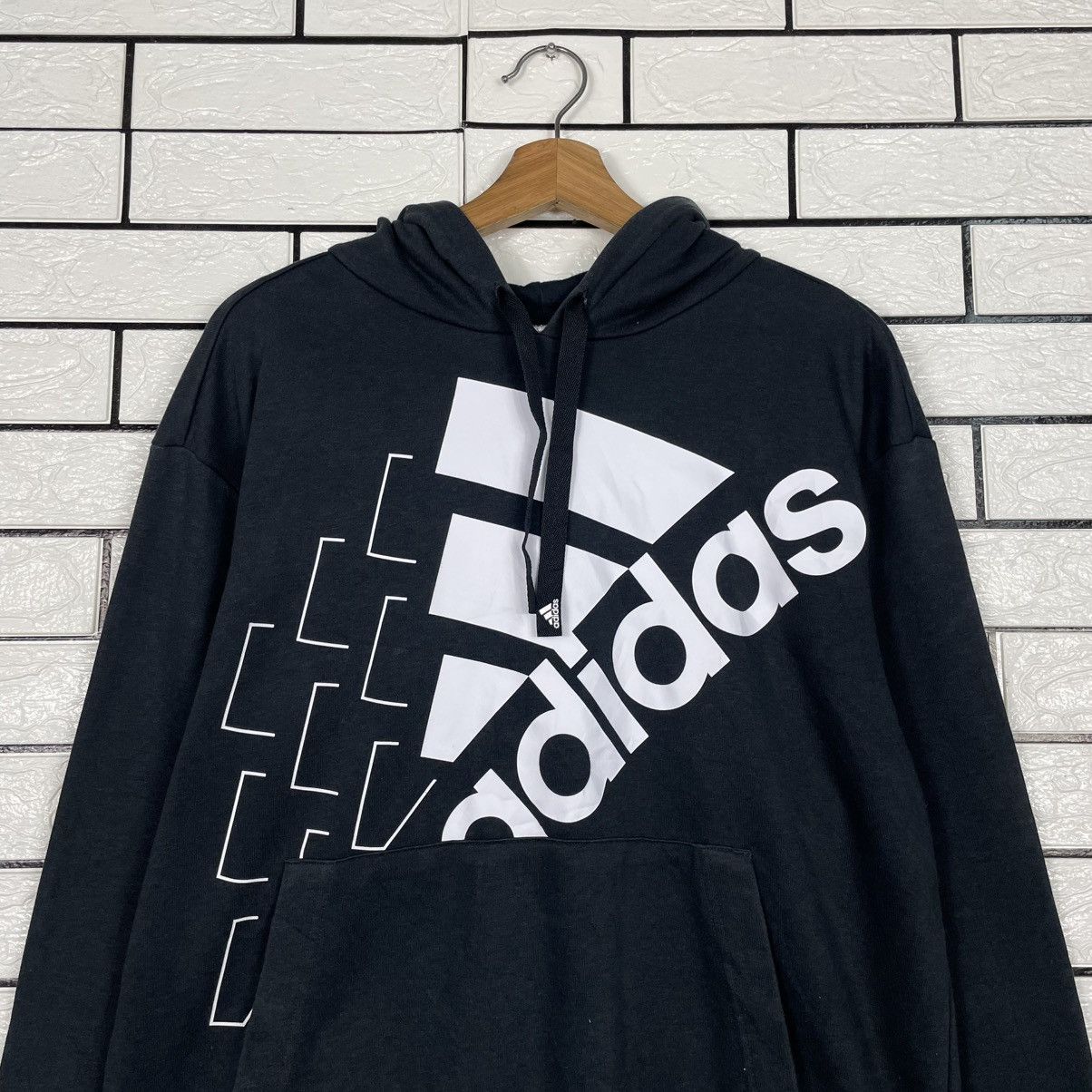 Adidas Adidas Big Logo Pullover Hoodie Size US M / EU 48-50 / 2 - 11 Thumbnail
