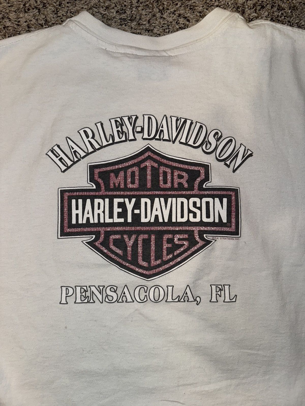 Harley Davidson Vintage USA Harley Davidson T-Shirt Size US XXL / EU 58 / 5 - 6 Thumbnail