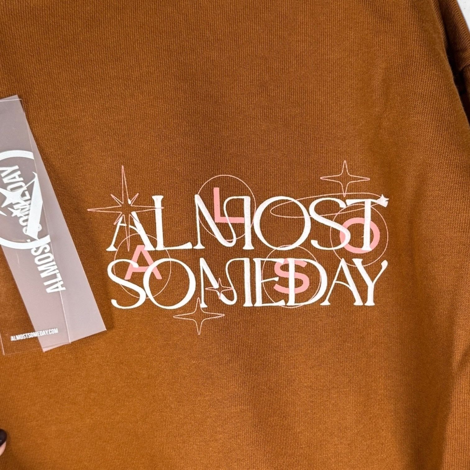 Other Almost Someday Brown Hoodie Men's XL 100% Cotton NWT Size US XL / EU 56 / 4 - 6 Thumbnail