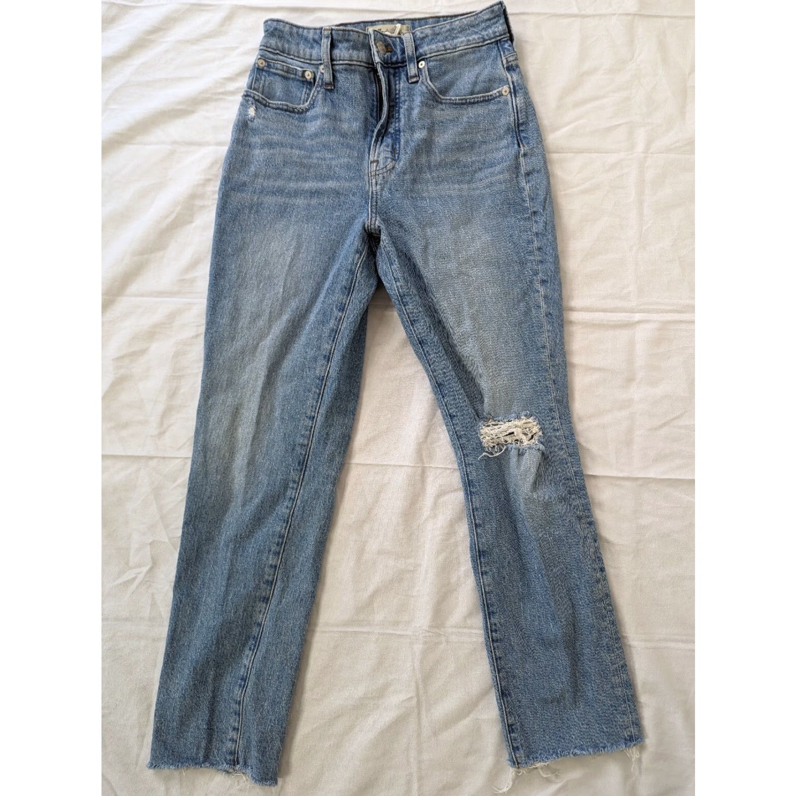 Madewell Madewell Jeans The Curvy Perfect Vintage High Rise Ankle Womens 26 Blue M6W Size 26" / US 2 / IT 38 - 2 Thumbnail