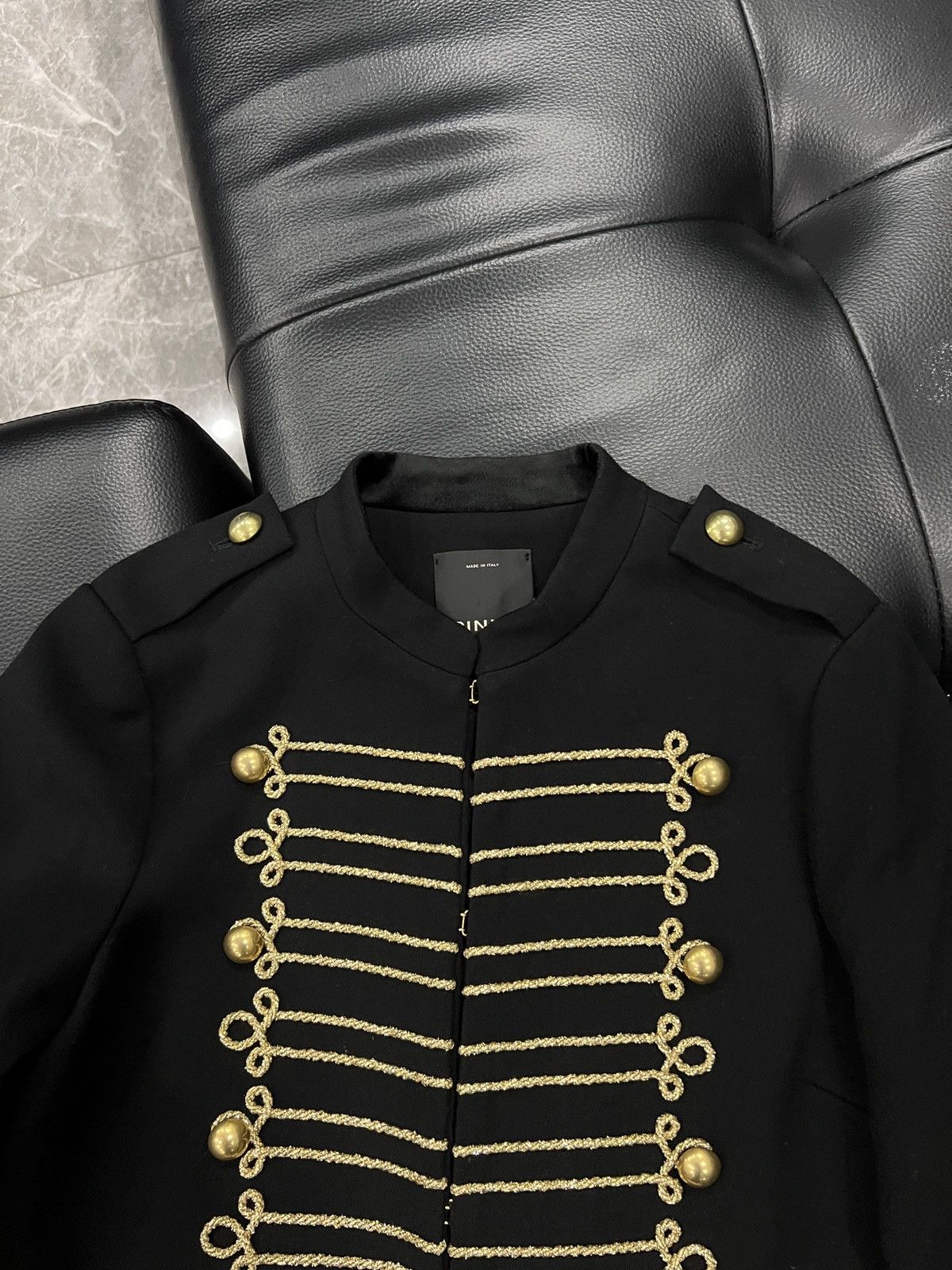 Pinko Pinko Black & Gold Baroque Detail Jacket Size S / US 4 / IT 40 - 4 Thumbnail