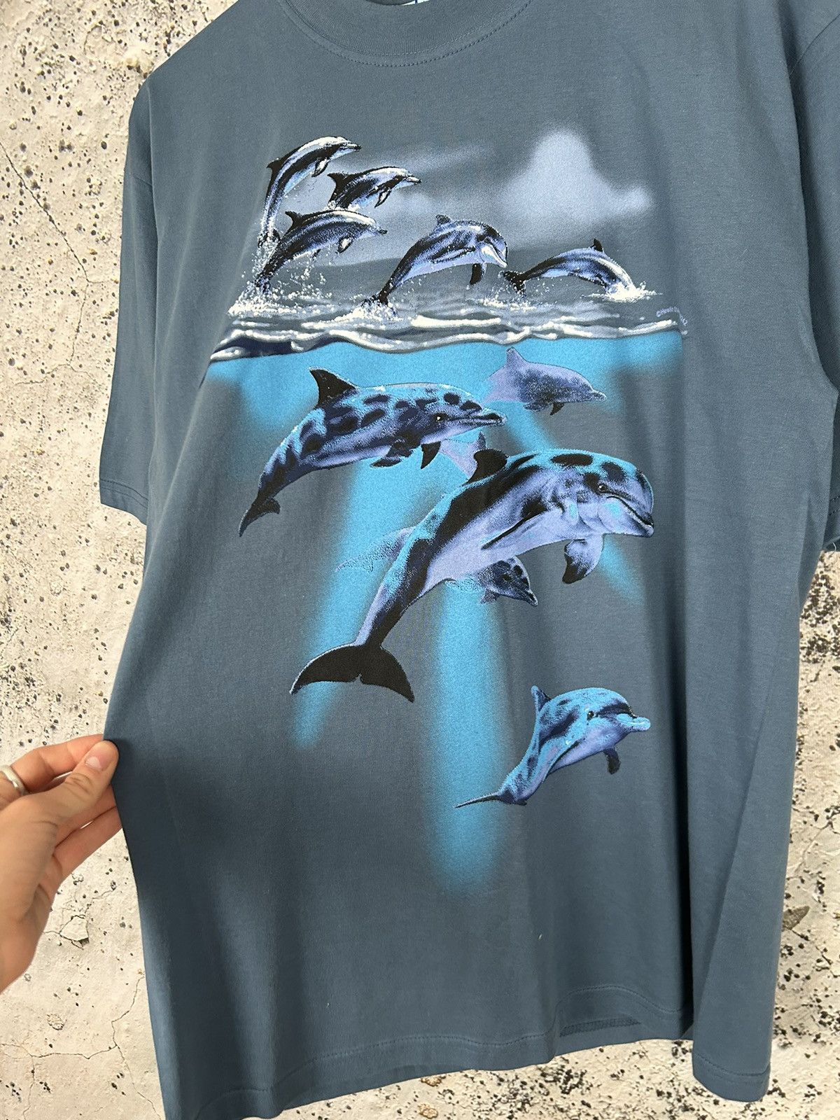 Other Vintage Dolphins Animal Graphic Tee Rare 90s Y2K Hype Size US L / EU 52-54 / 3 - 4 Thumbnail