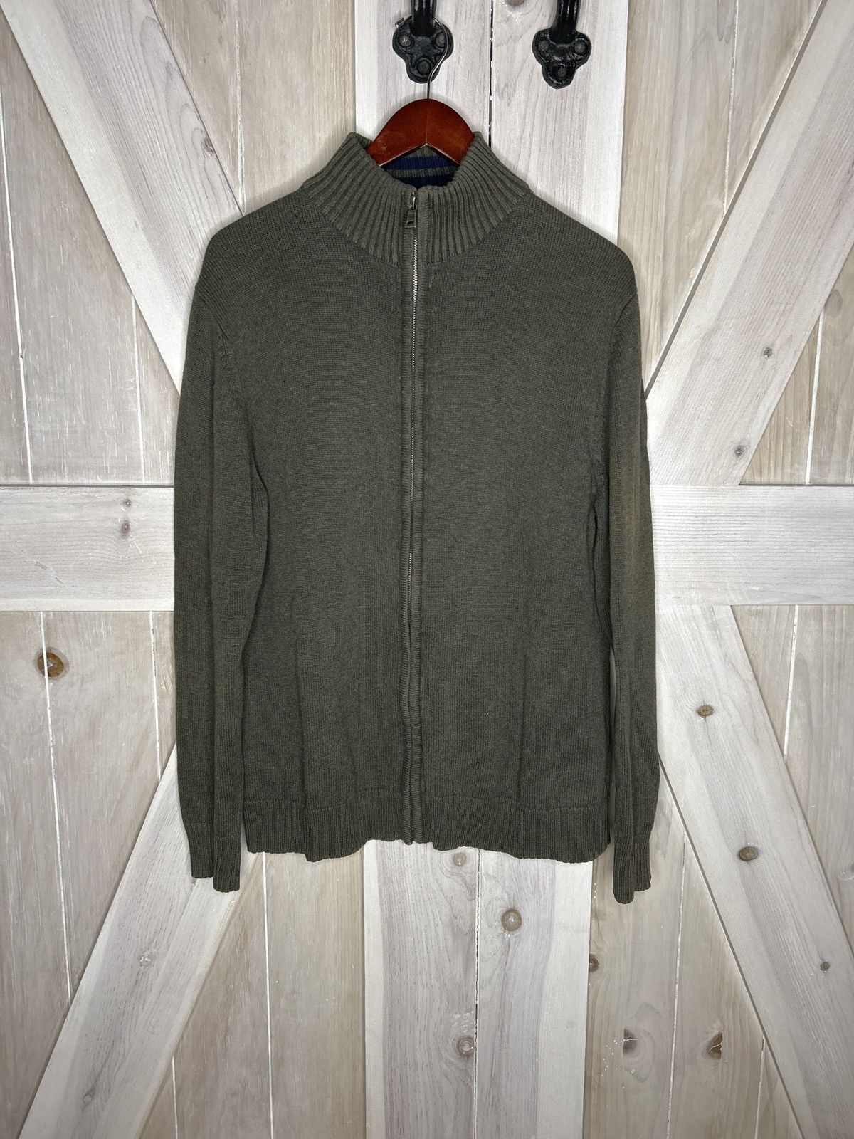 Vintage Vintage Cardigan sweater zip up Size US L / EU 52-54 / 3 - 1 Thumbnail