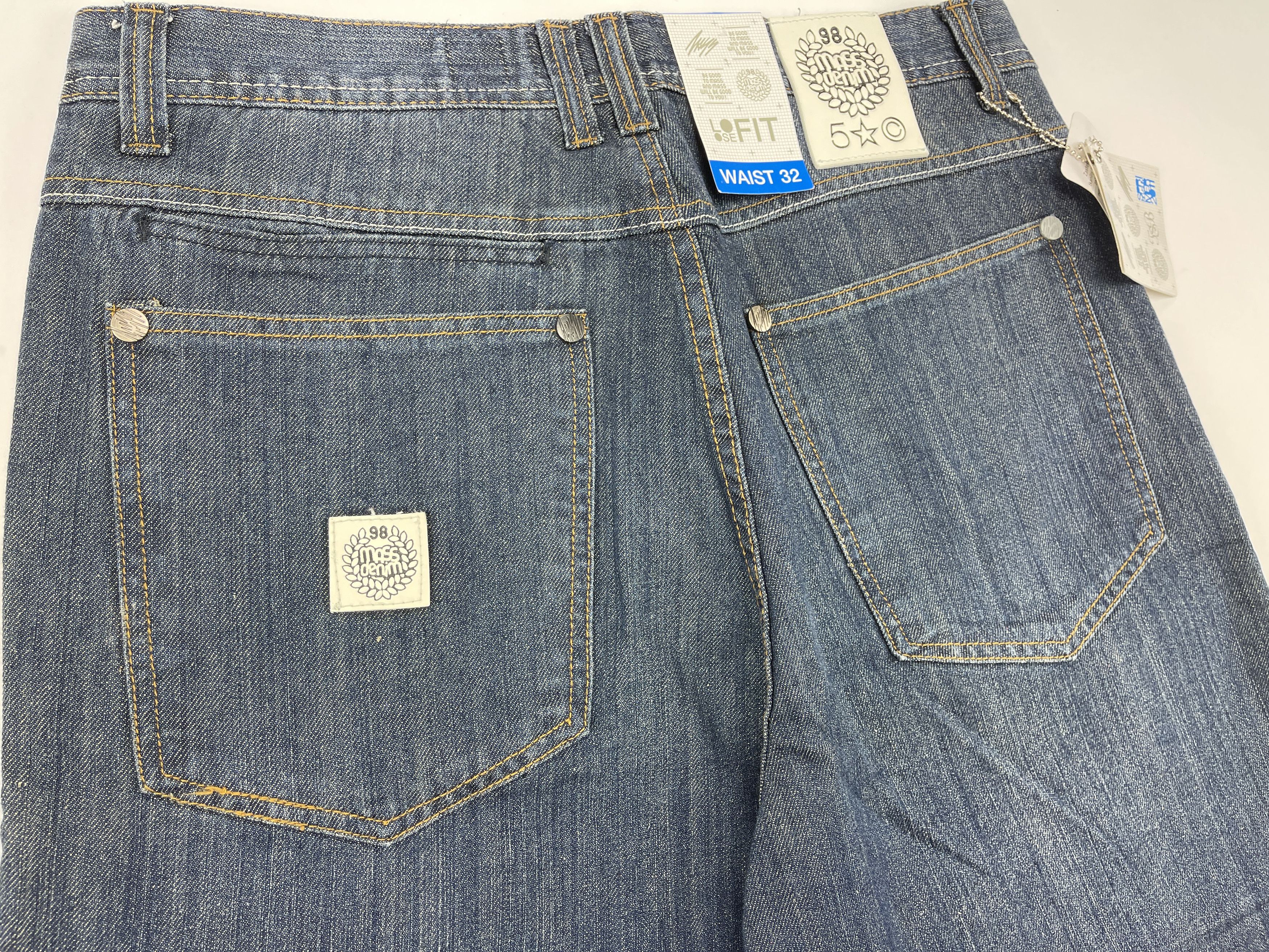 Vintage Mass DNM jeans shorts, vintage hip hop, 90s, skater, size 32 Size US 32 / EU 48 - 5 Thumbnail