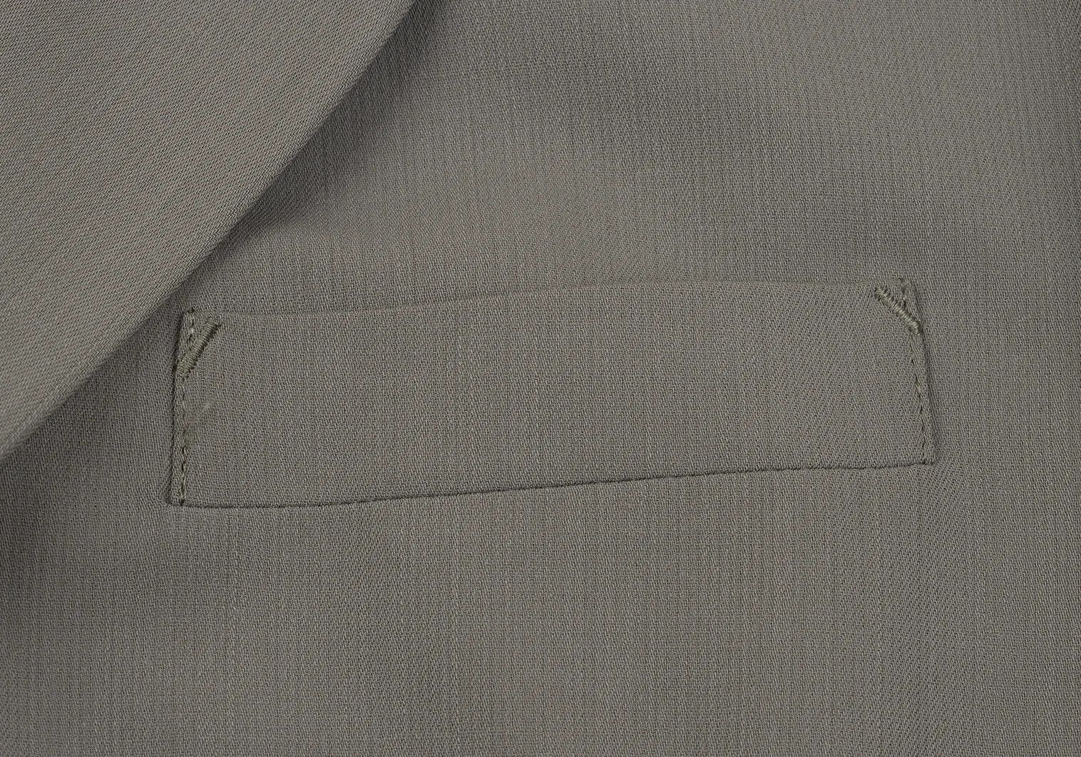 Jean Paul Gaultier Nylon-Wool Blended Tailored Jacket in Khaki Size 50 Size US M / EU 48-50 / 2 - 7 Thumbnail